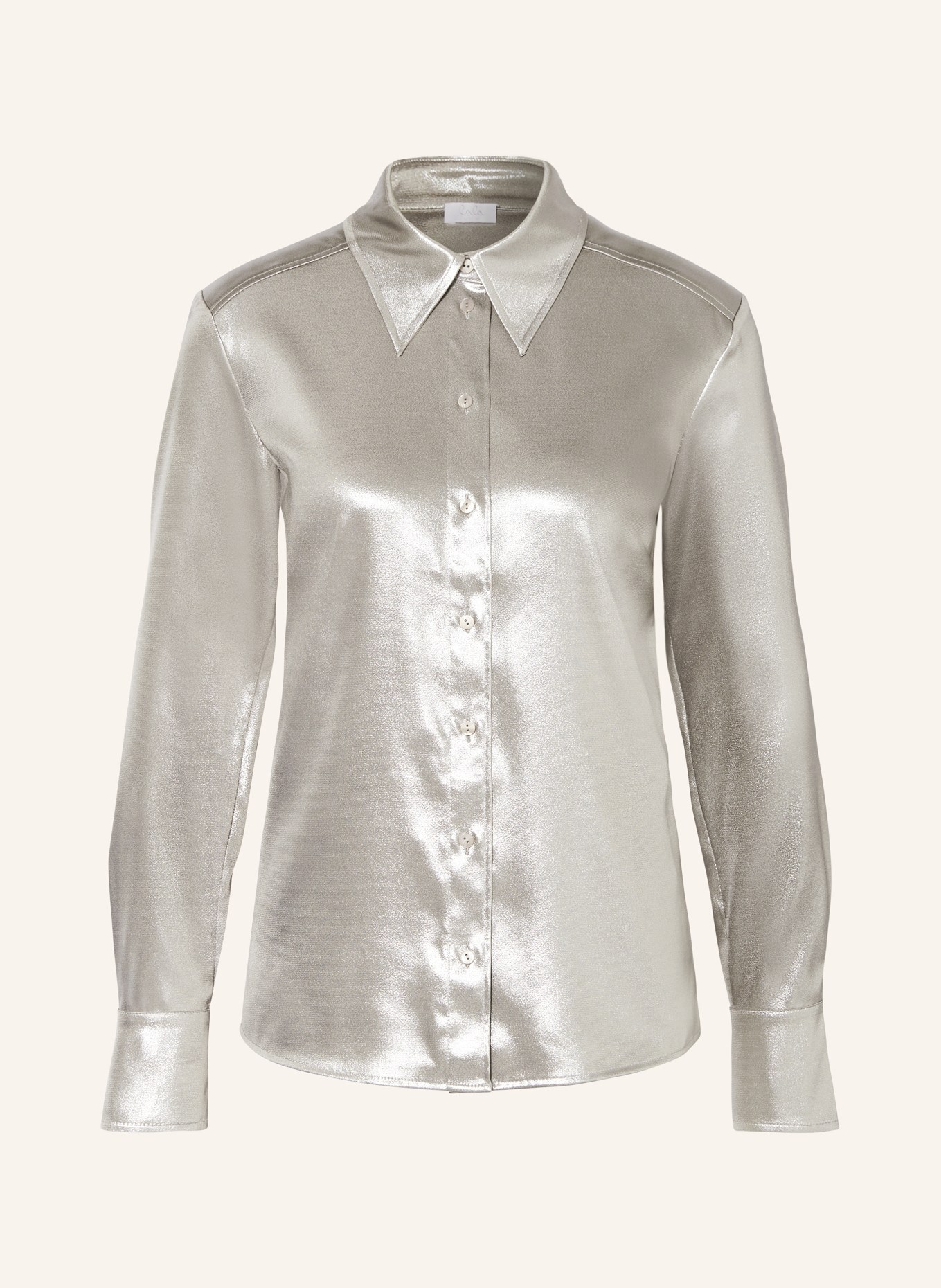 Lala Berlin Shirt blouse BEMARA, Color: SILVER (Image 1)