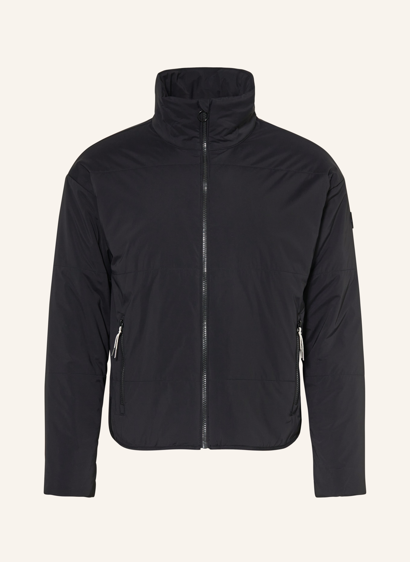 Neutral Sporty Zip Front Fleece Jacket, WHISTLES