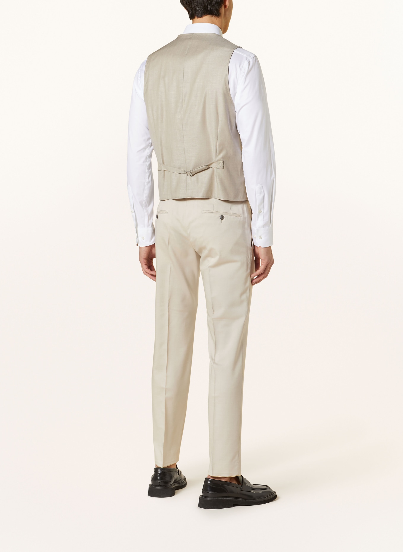 Roy Robson Suit vest slim fit, Color: A250 BEIGE/KHAKI (Image 3)