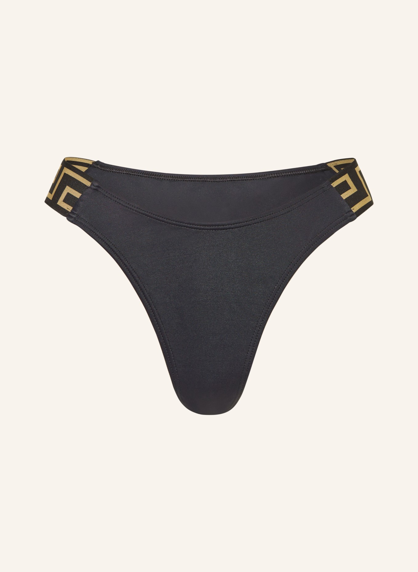 VERSACE Brazilian-Bikini-Hose, Farbe: SCHWARZ/ GOLD (Bild 1)