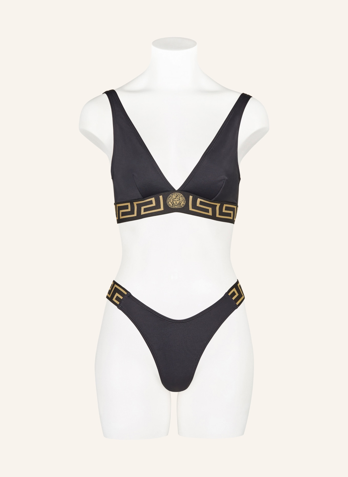 VERSACE Dół od bikini brazylijskiego, Kolor: CZARNY/ ZŁOTY (Obrazek 2)