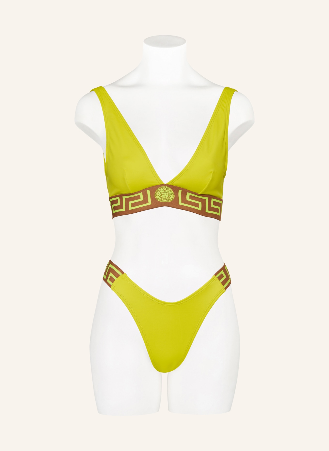 VERSACE Brazilian-Bikini-Hose, Farbe: GELB/ CAMEL/ NEONGELB (Bild 2)