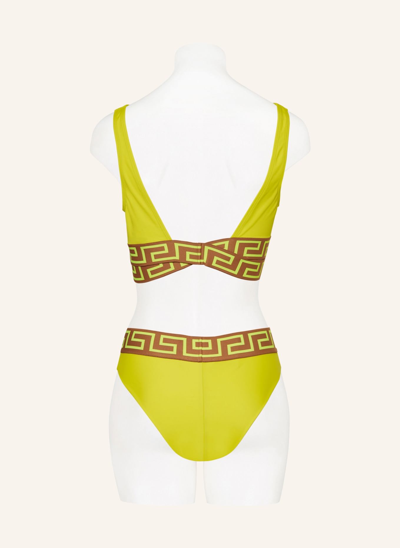VERSACE Bralette-Bikini-Top, Farbe: GELB/ CAMEL/ NEONGELB (Bild 3)