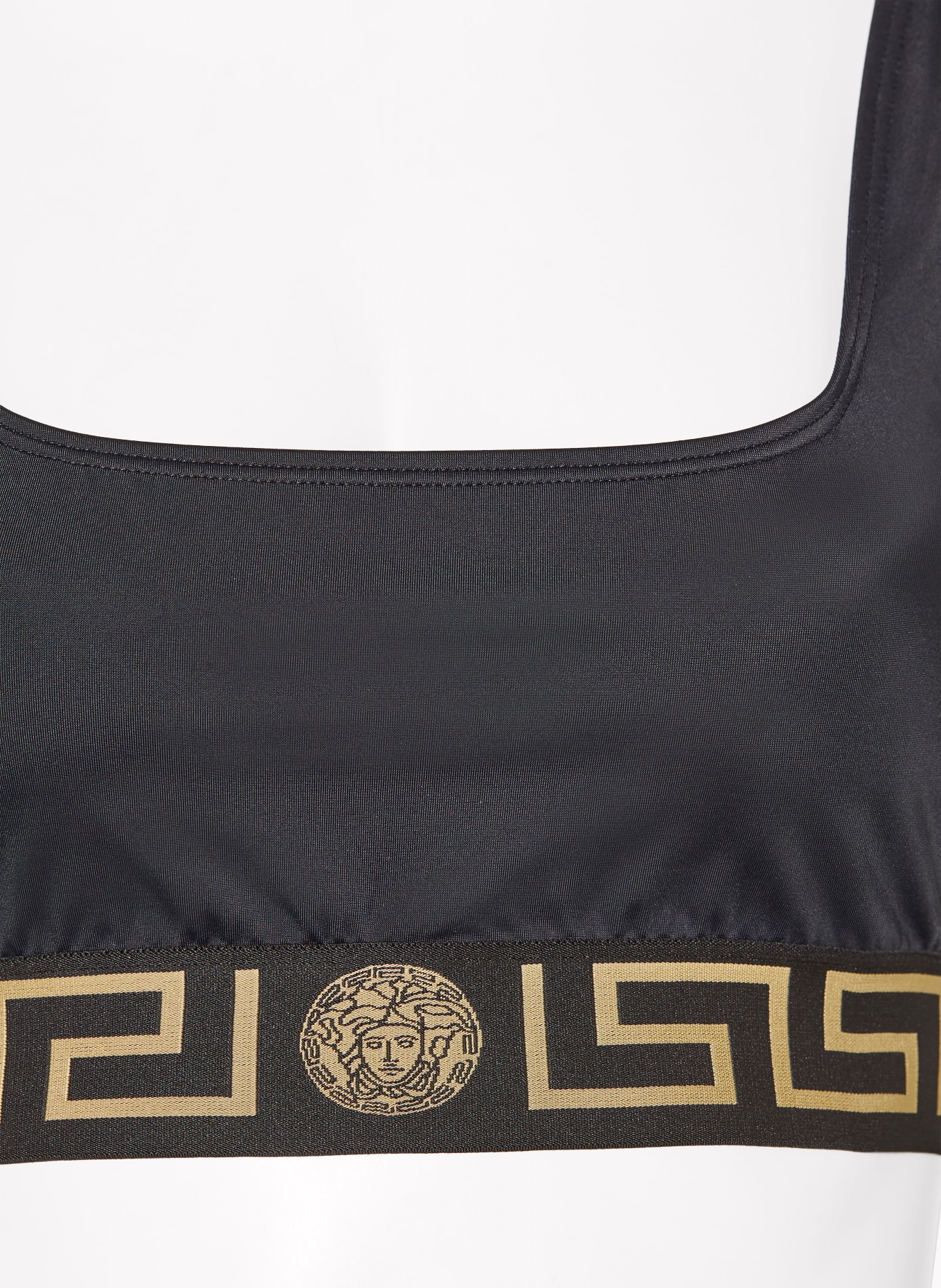 VERSACE Bralette bikini top, Color: BLACK (Image 5)