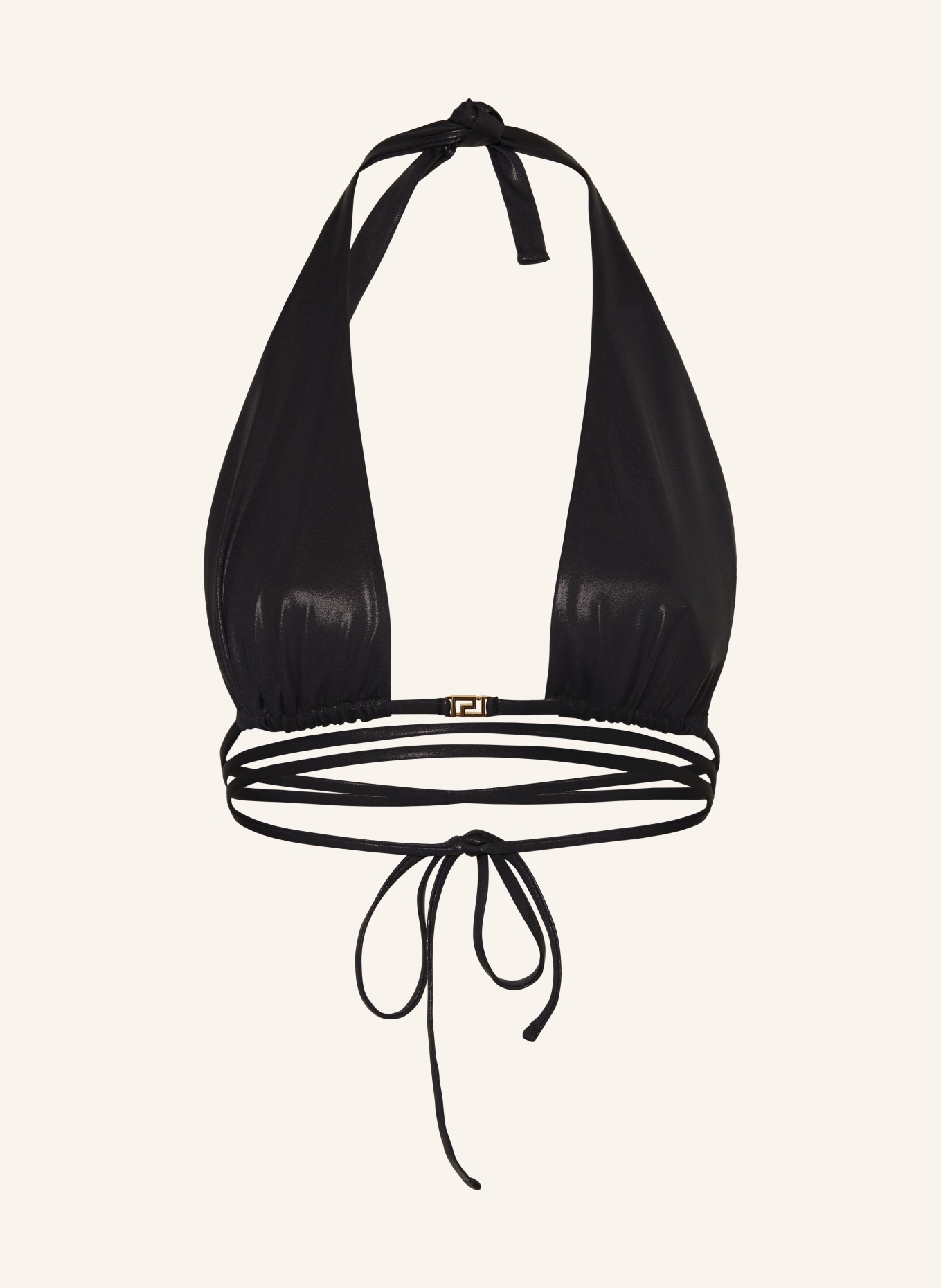 VERSACE Triangle bikini top, Color: BLACK (Image 1)