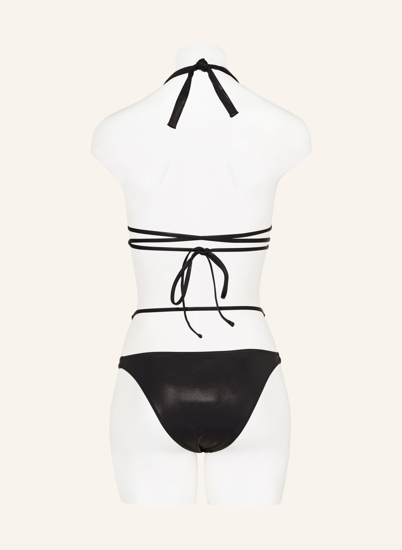 VERSACE Triangle bikini top, Color: BLACK (Image 3)