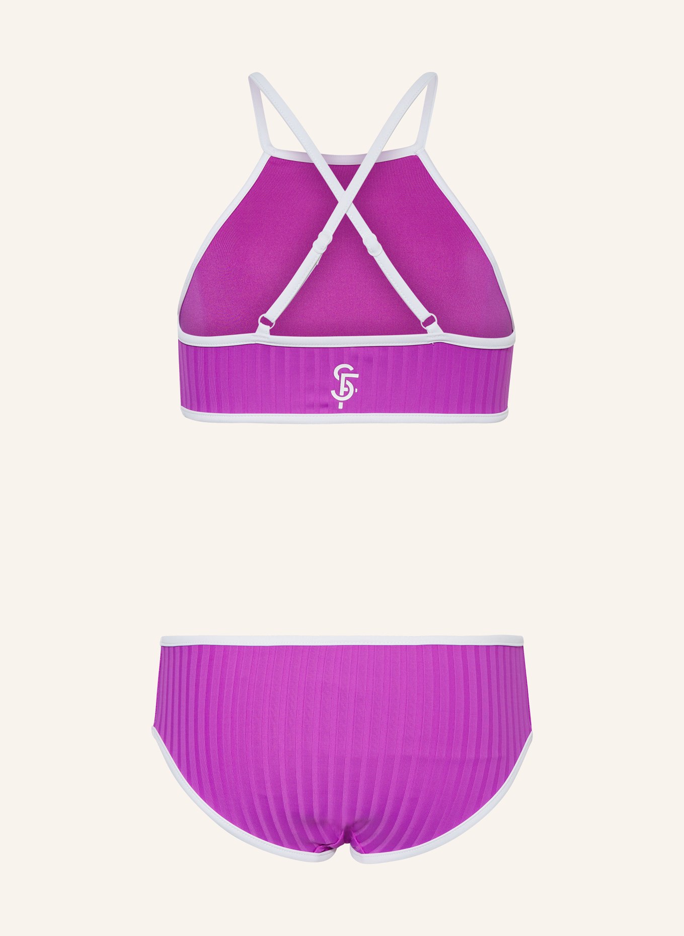 SEAFOLLY Bralette-Bikini ESSENTIALS SPORTY, Farbe: LILA/ WEISS (Bild 2)