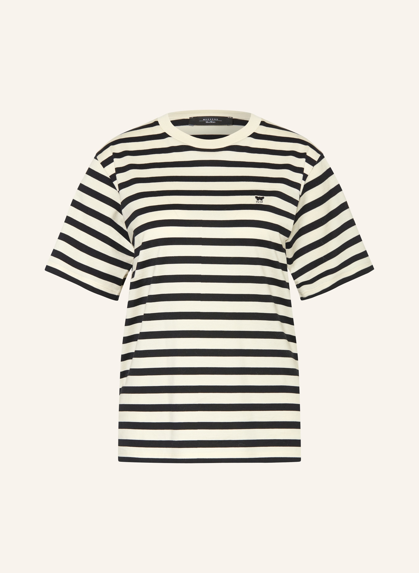 WEEKEND MaxMara T-shirt DEODARA, Color: BLACK/ WHITE (Image 1)