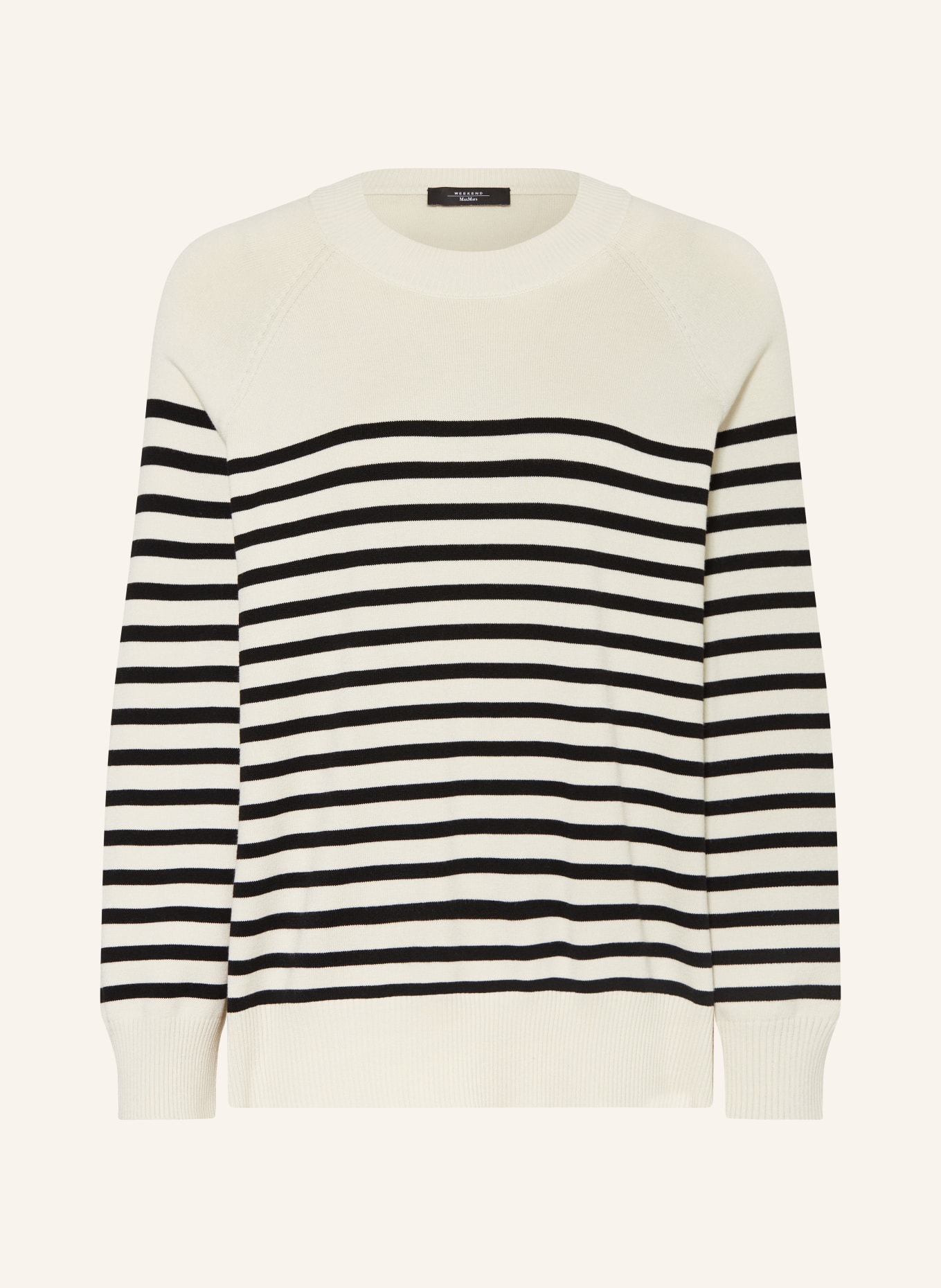 WEEKEND MaxMara Sweater PEPATO, Color: CREAM/ BLACK (Image 1)