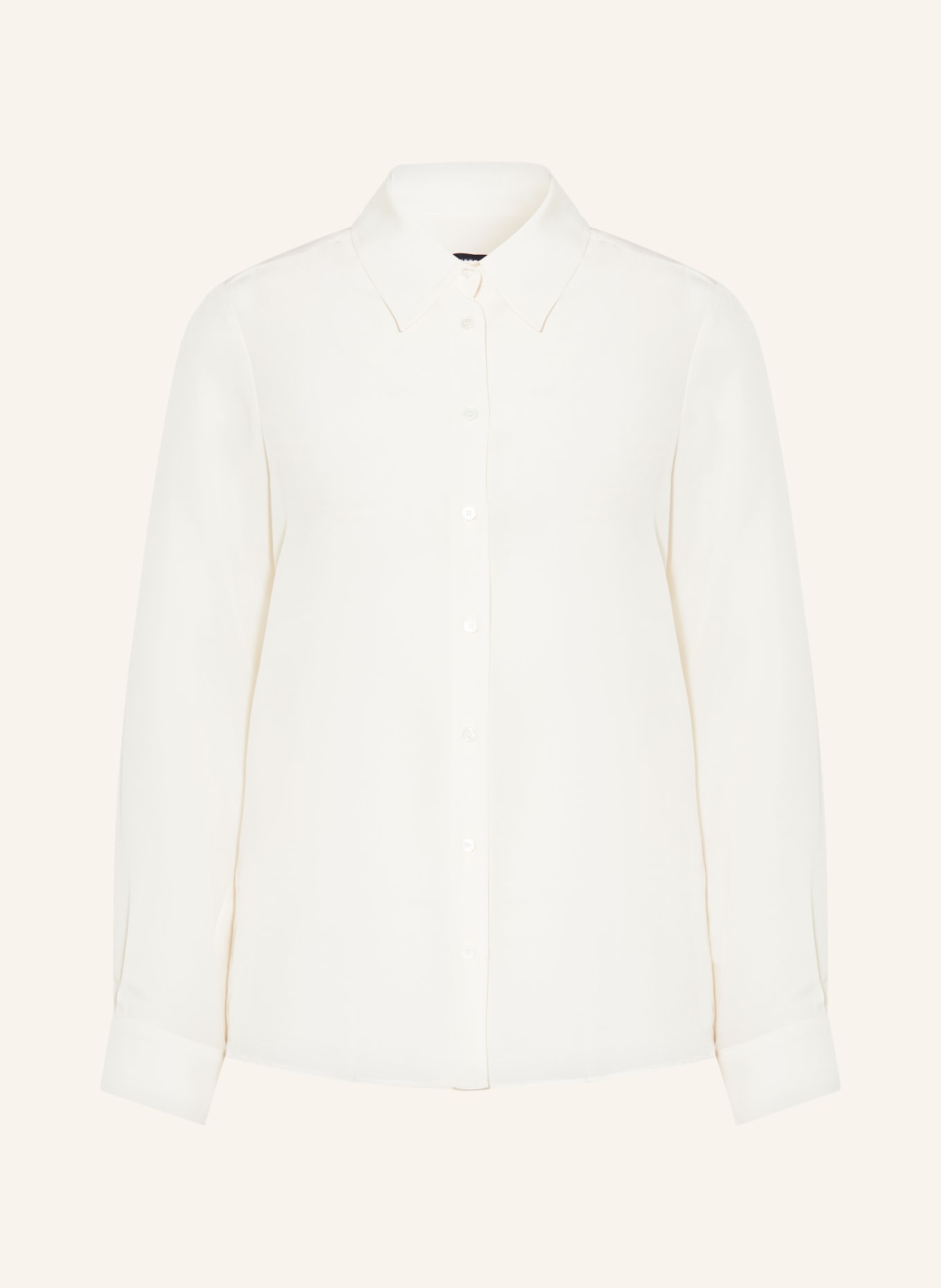 WEEKEND MaxMara Shirt blouse GEO made of silk, Color: WHITE (Image 1)