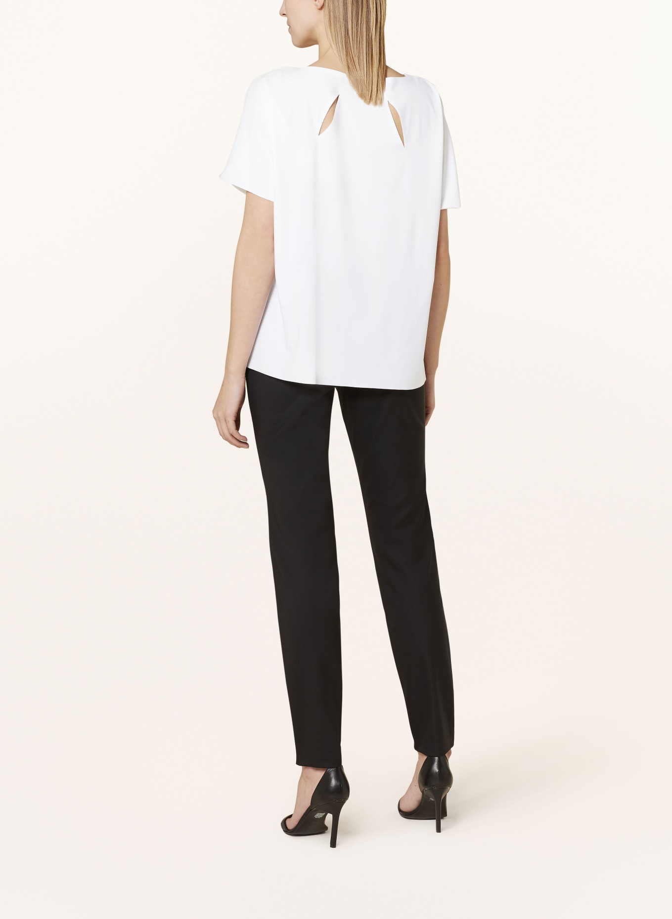 SPORTALM Shirt blouse with cut-outs, Color: WHITE (Image 3)