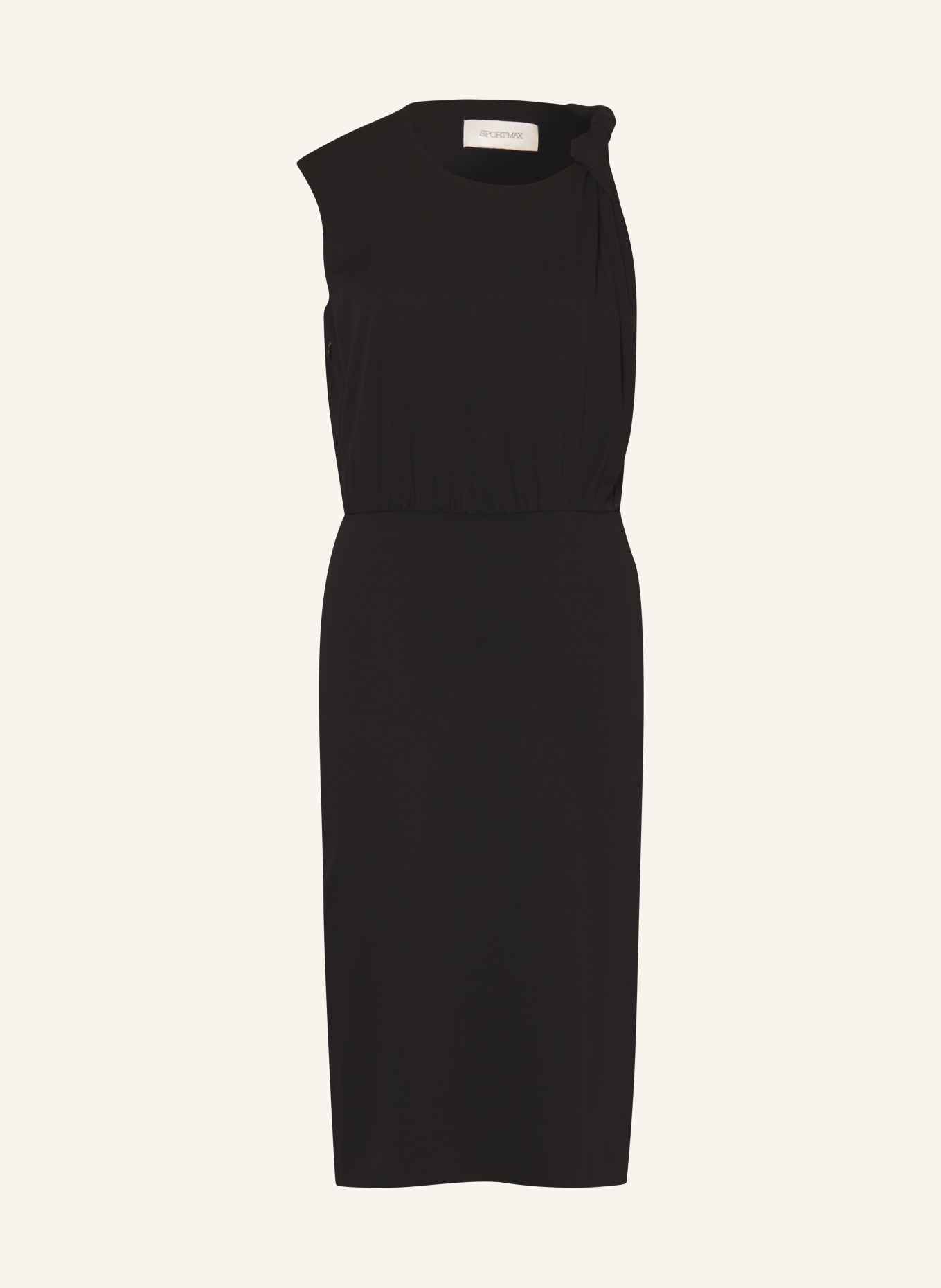 SPORTMAX Silk dress CRIS, Color: BLACK (Image 1)