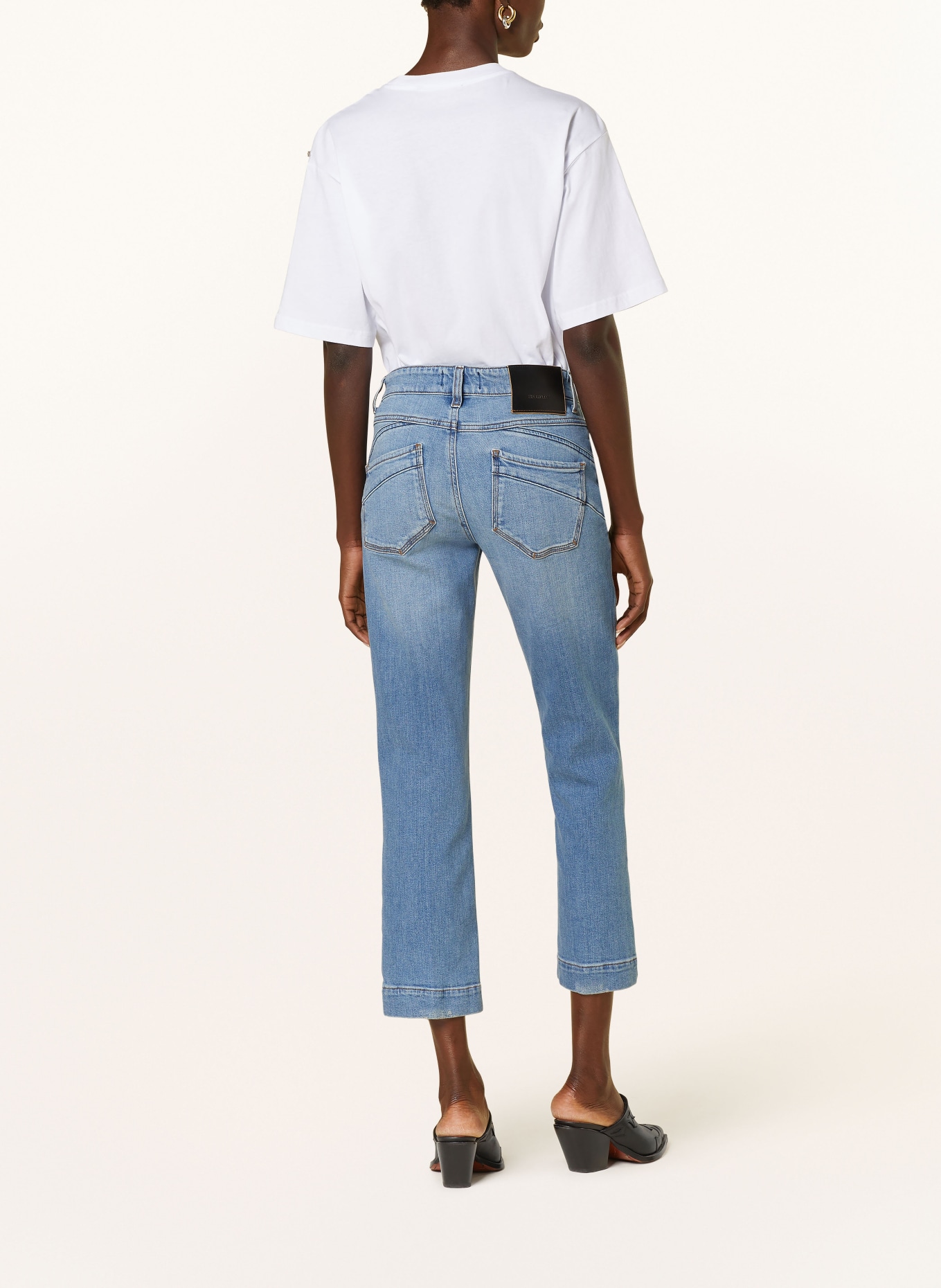 SPORTMAX 7/8 jeans UMBRIA, Color: 005 MIDNIGHTBLUE (Image 3)