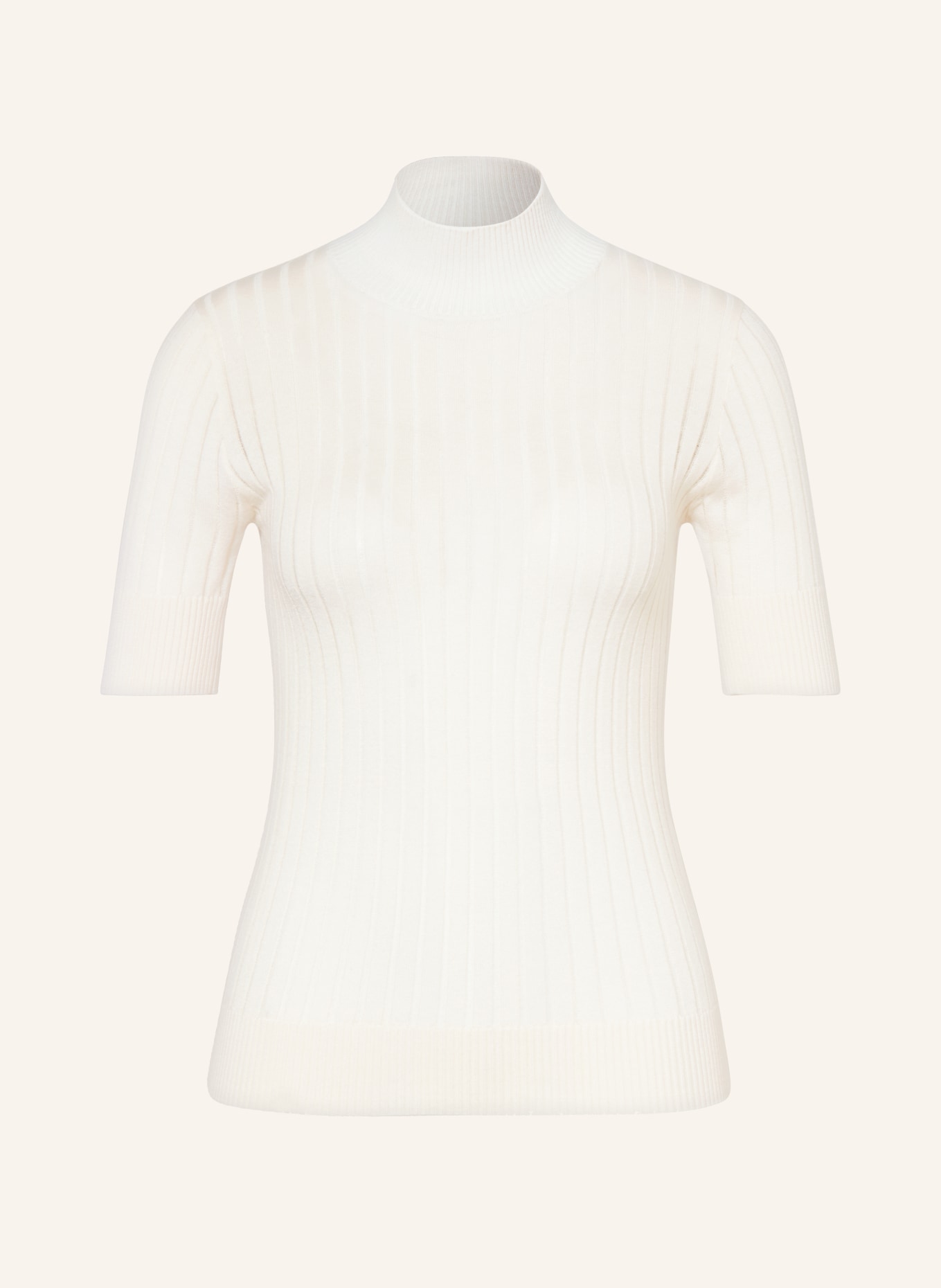 MaxMara STUDIO Knit shirt DILLY with silk, Color: WHITE (Image 1)