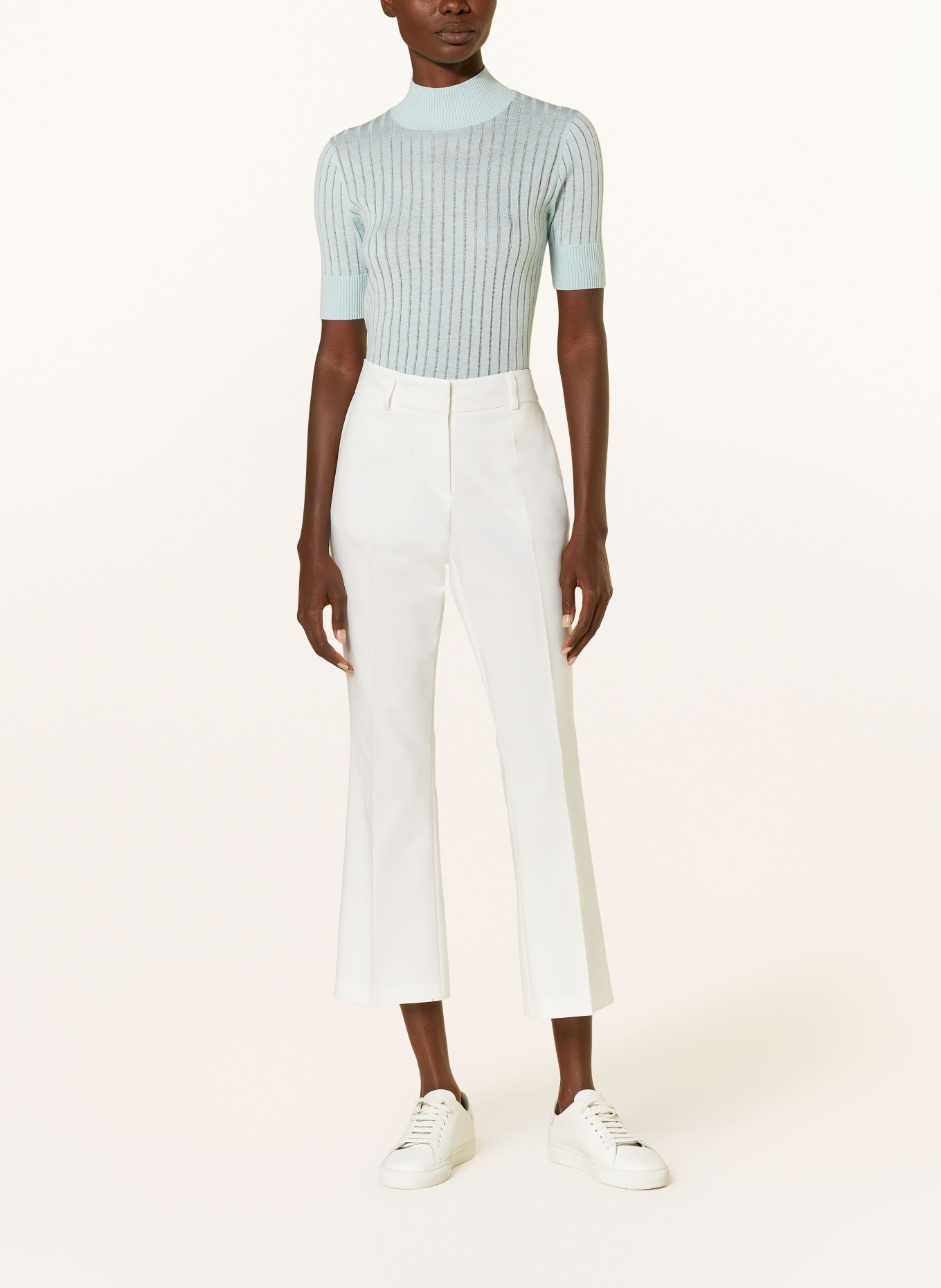 Max Mara STUDIO Knit shirt DILLY with silk, Color: MINT (Image 2)