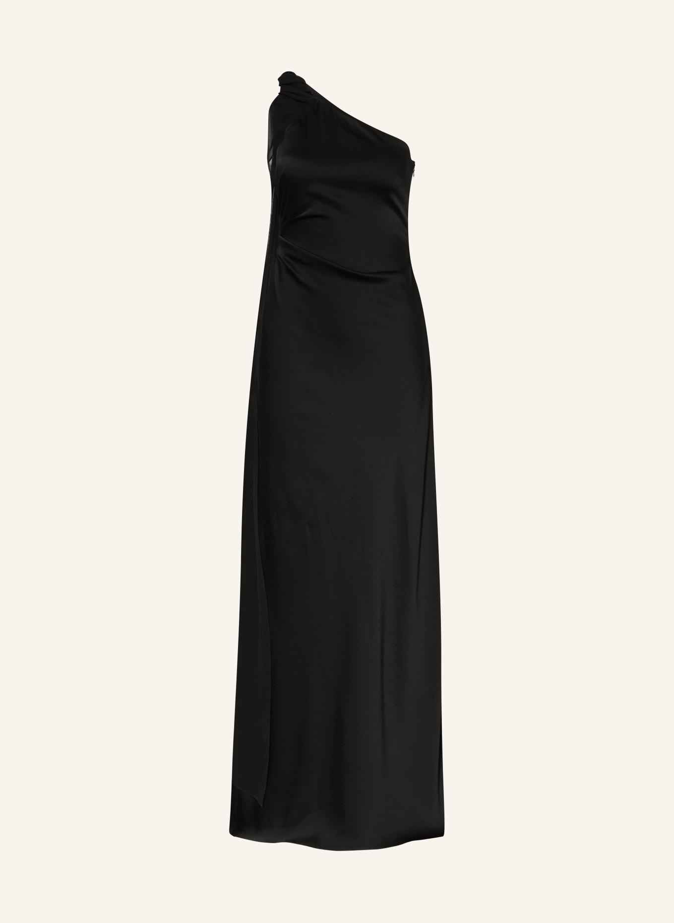 MaxMara STUDIO Evening dress BERNARD in satin, Color: BLACK (Image 1)