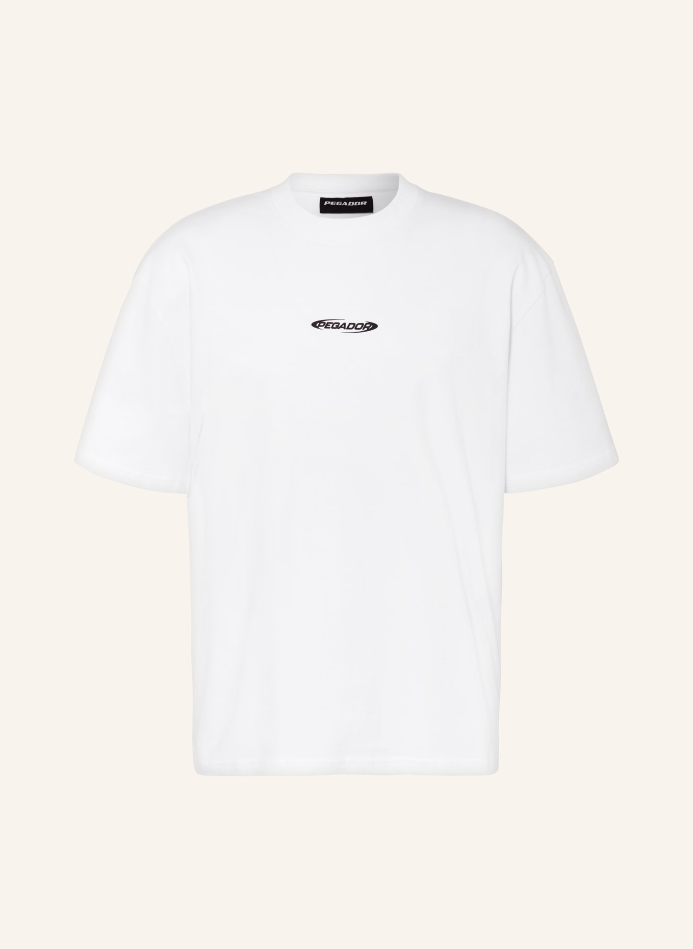 PEGADOR Oversized shirt FURBER, Color: WHITE/ BLACK (Image 1)