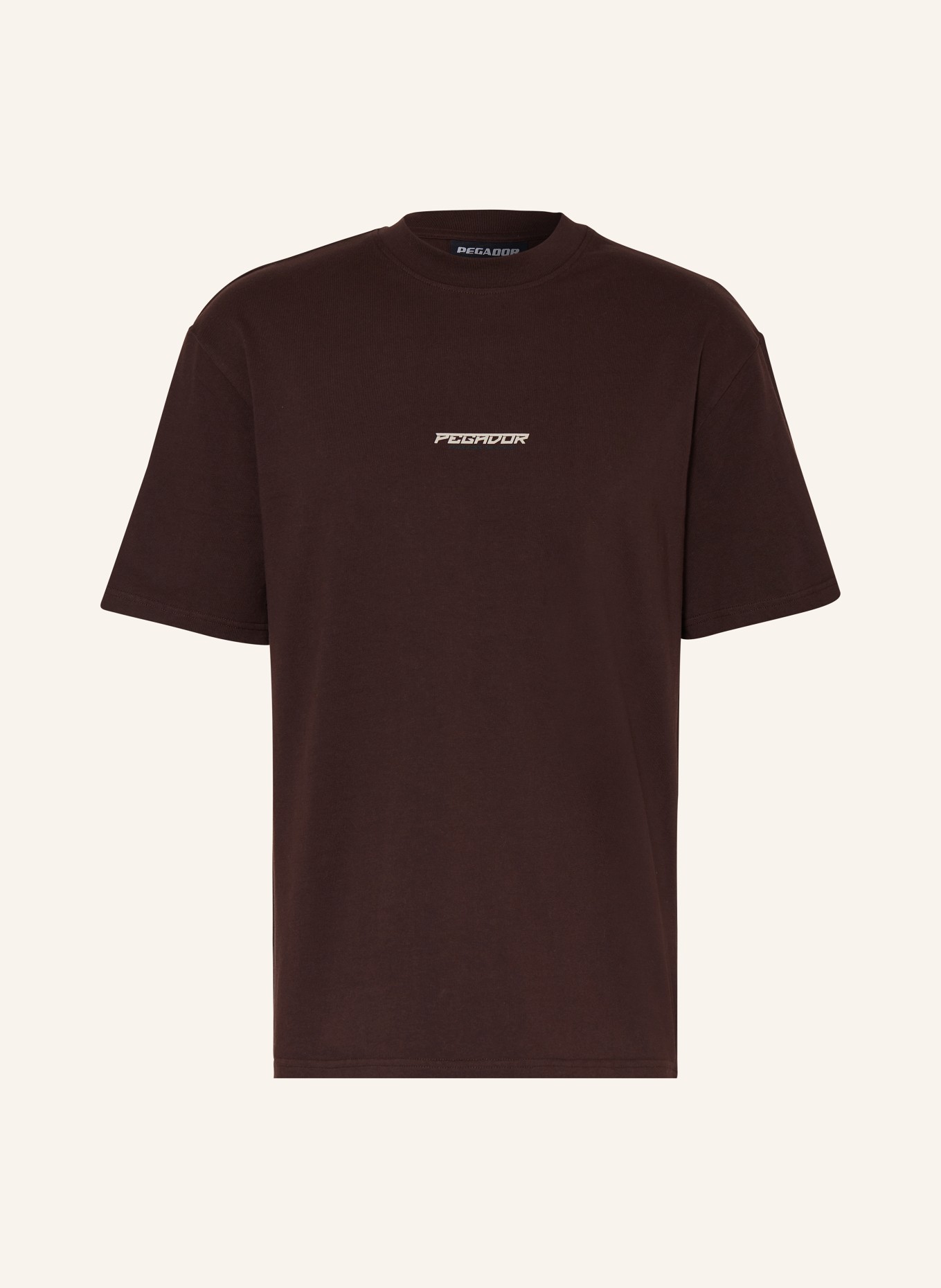 PEGADOR T-shirt FENTON, Color: DARK BROWN (Image 1)