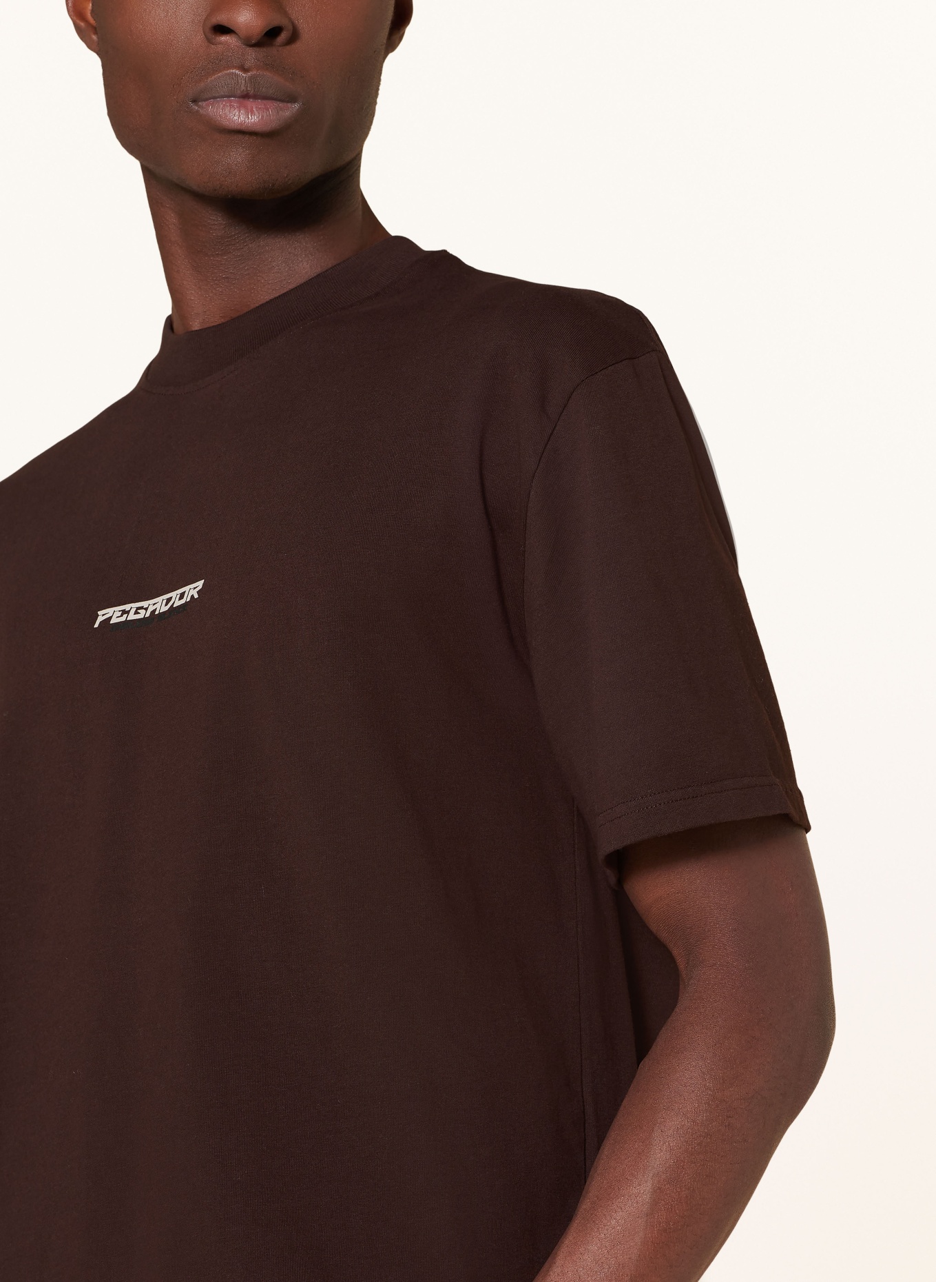 PEGADOR T-shirt FENTON, Color: DARK BROWN (Image 4)