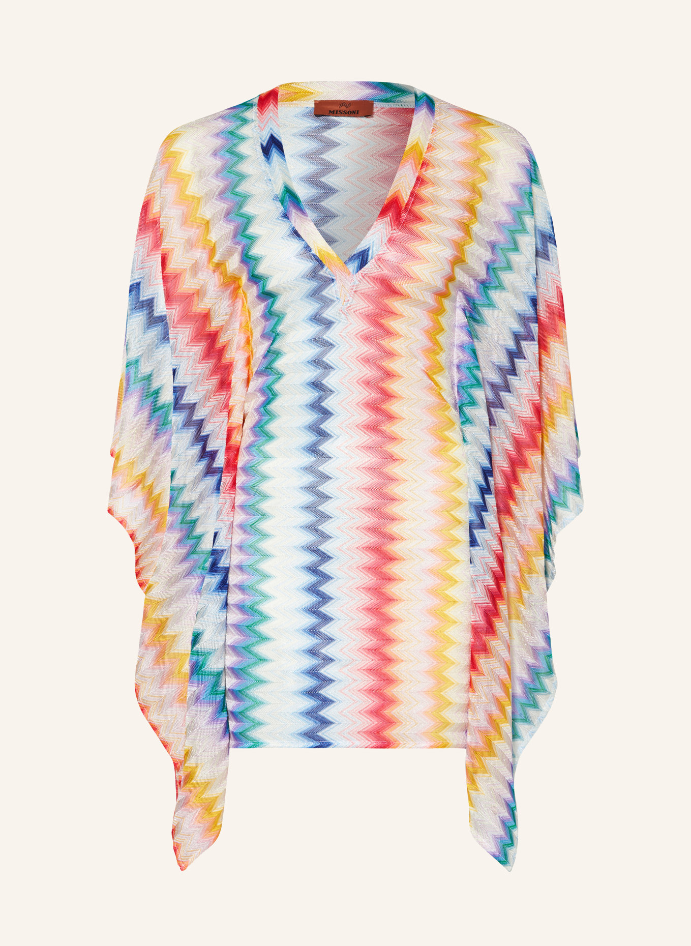 MISSONI Kaftans with glitter thread, Color: RED/ WHITE/ BLUE (Image 1)