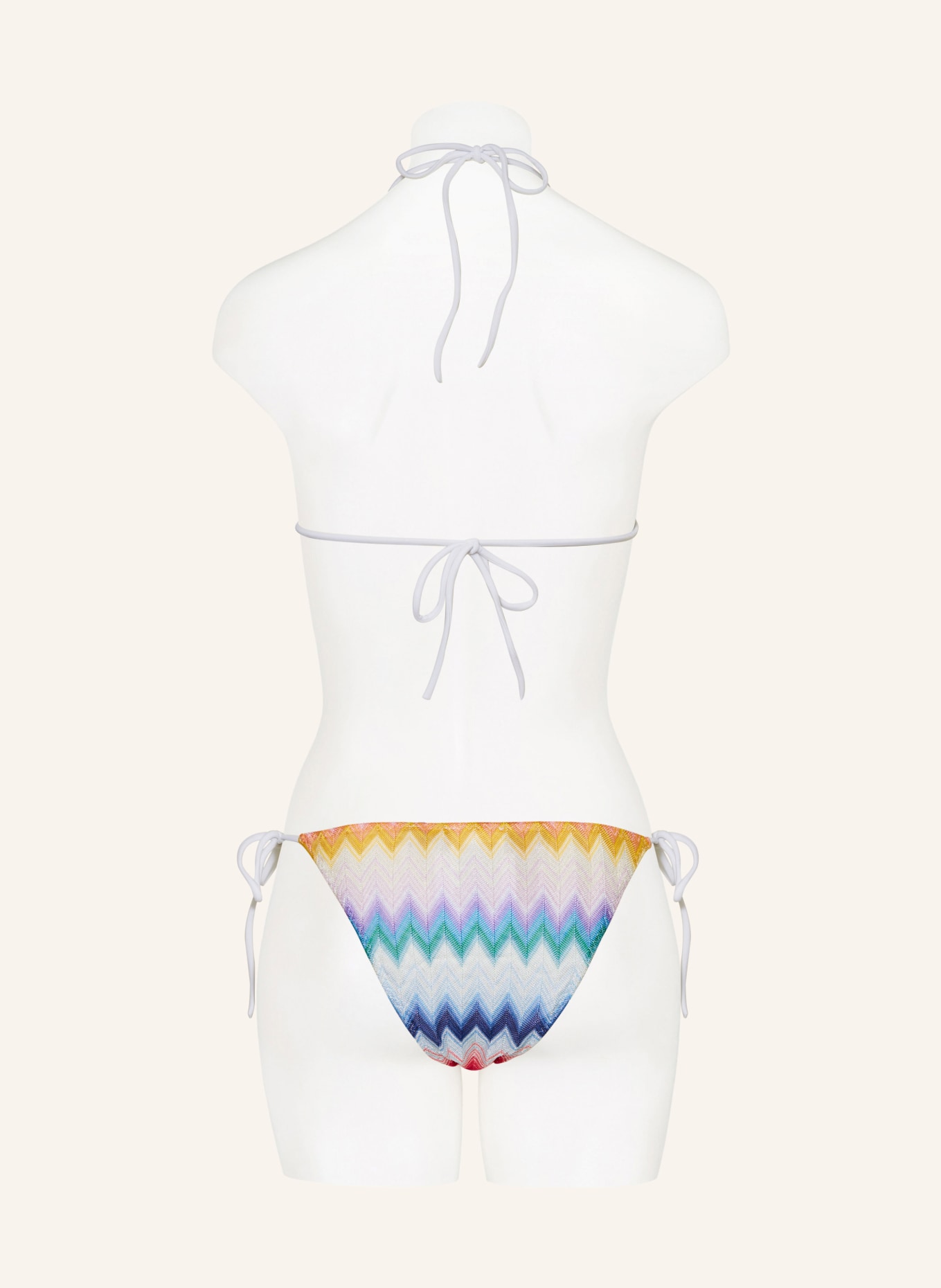 MISSONI Triangle bikini, Color: YELLOW/ PURPLE/ GREEN (Image 3)