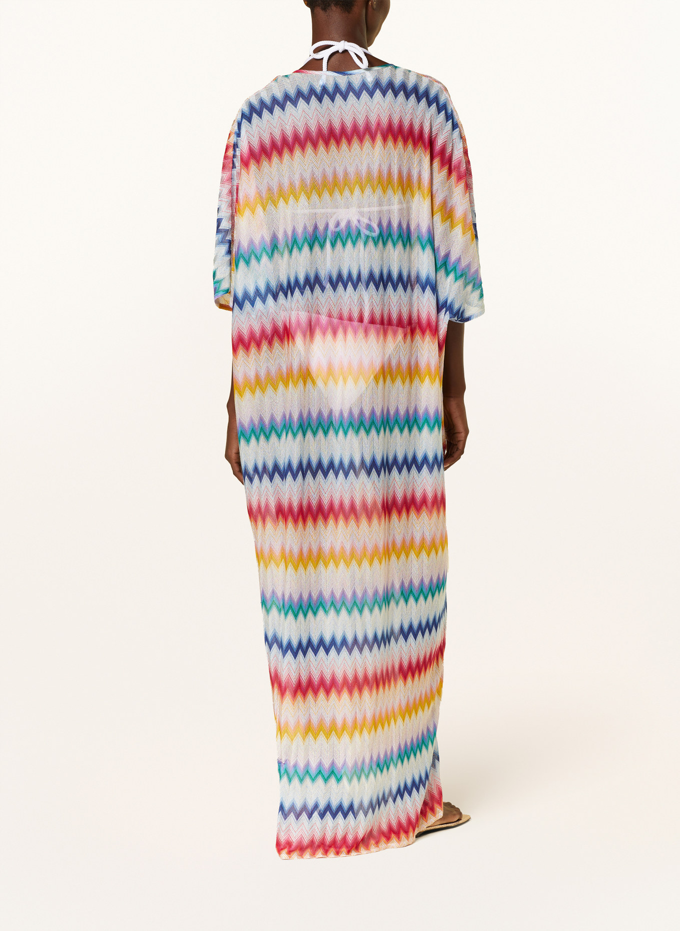 MISSONI Strandkleid mit Glitzergarn, Farbe: BLAU/ GRÜN/ GELB (Bild 3)