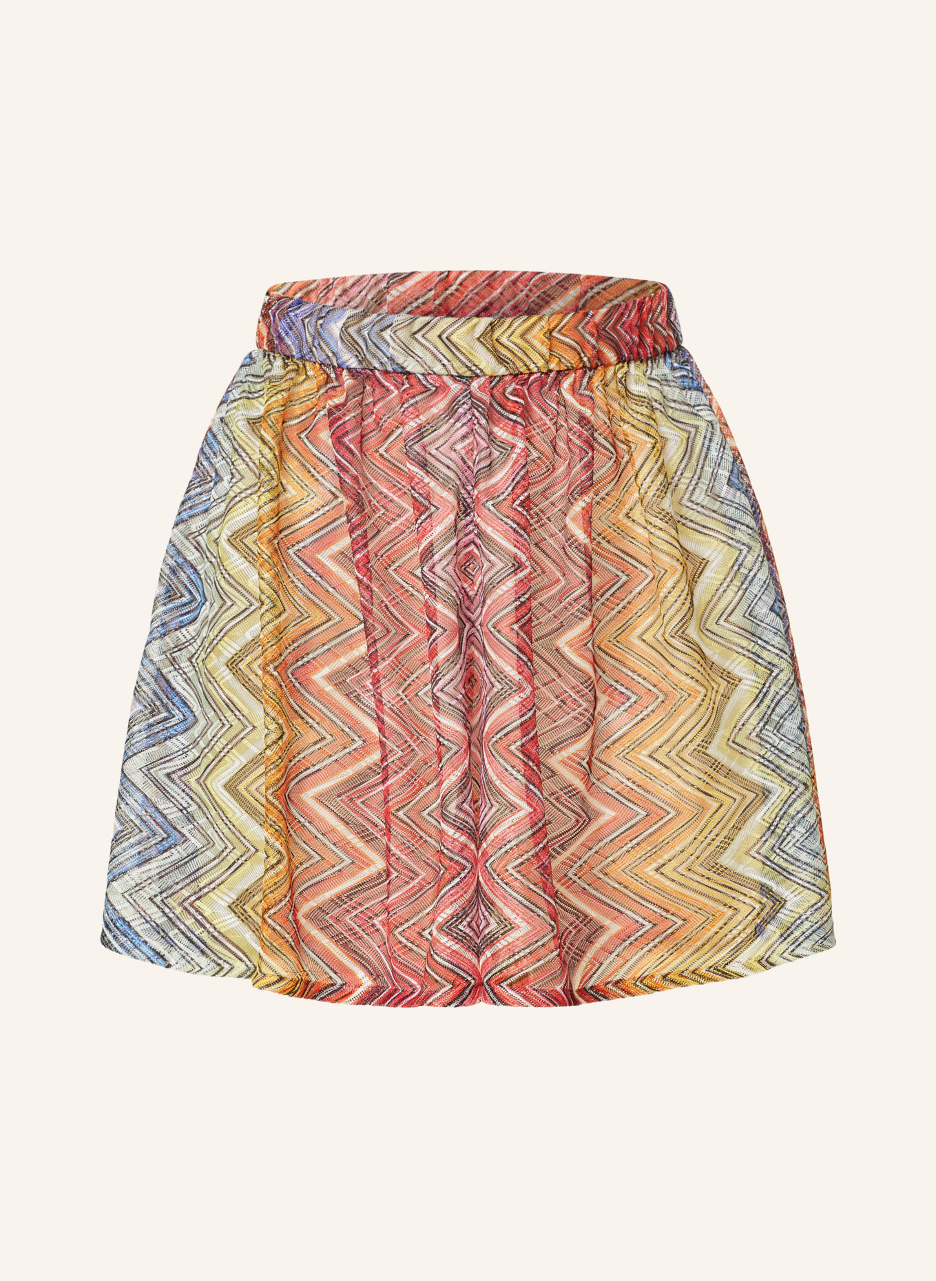 MISSONI Mesh shorts, Color: RED/ BLUE/ YELLOW (Image 1)
