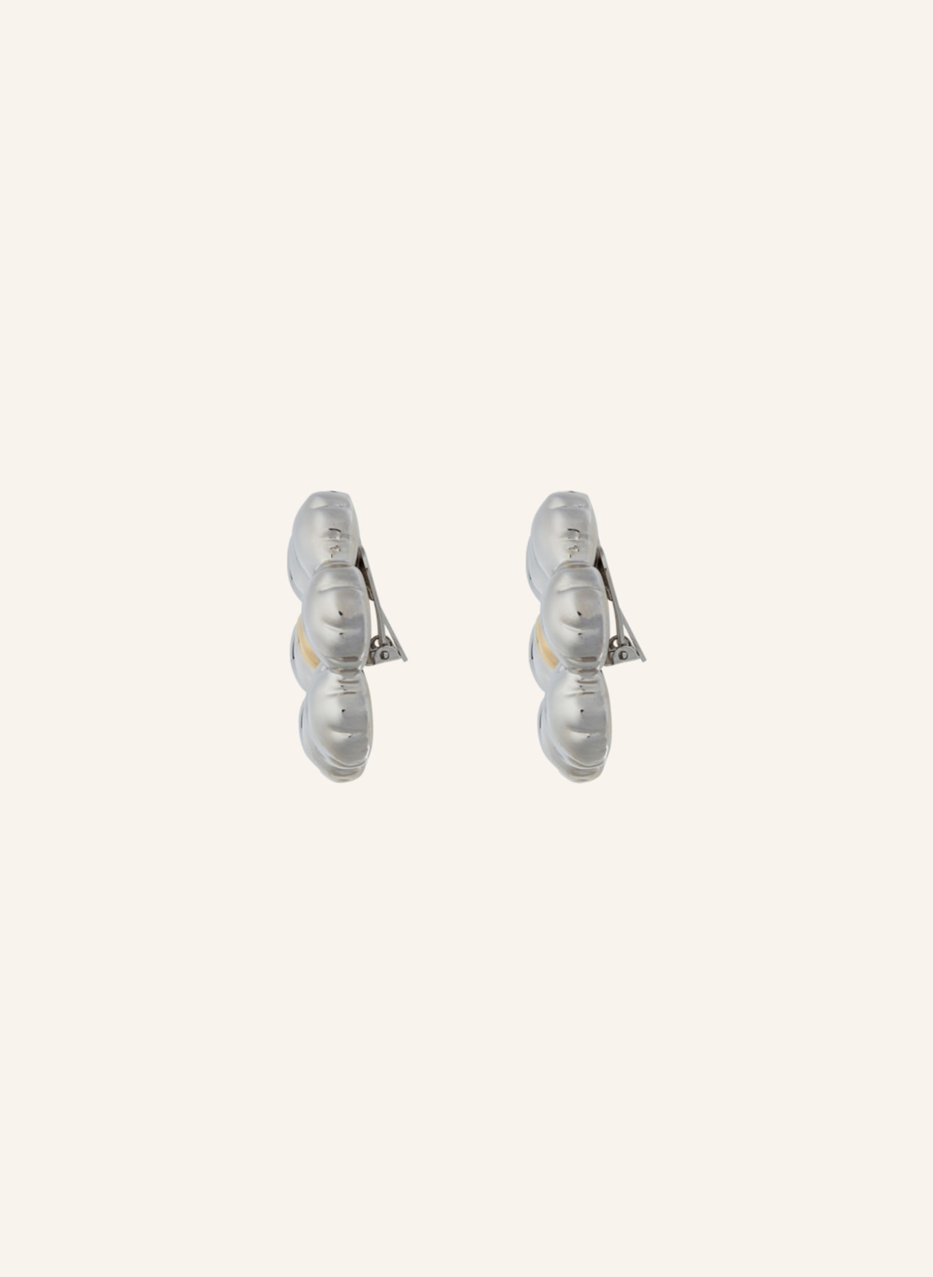 MARNI Ear clips, Color: SILVER (Image 2)