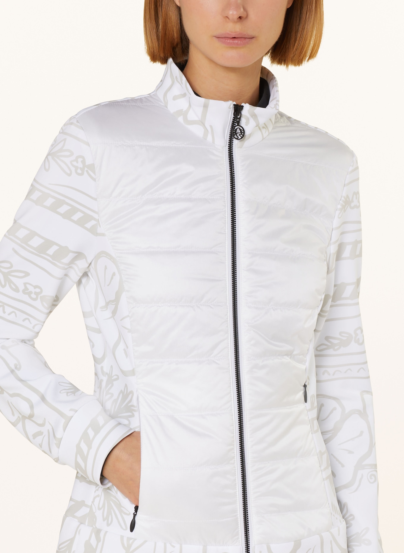 SPORTALM Hybrid jacket, Color: WHITE/ GRAY (Image 4)