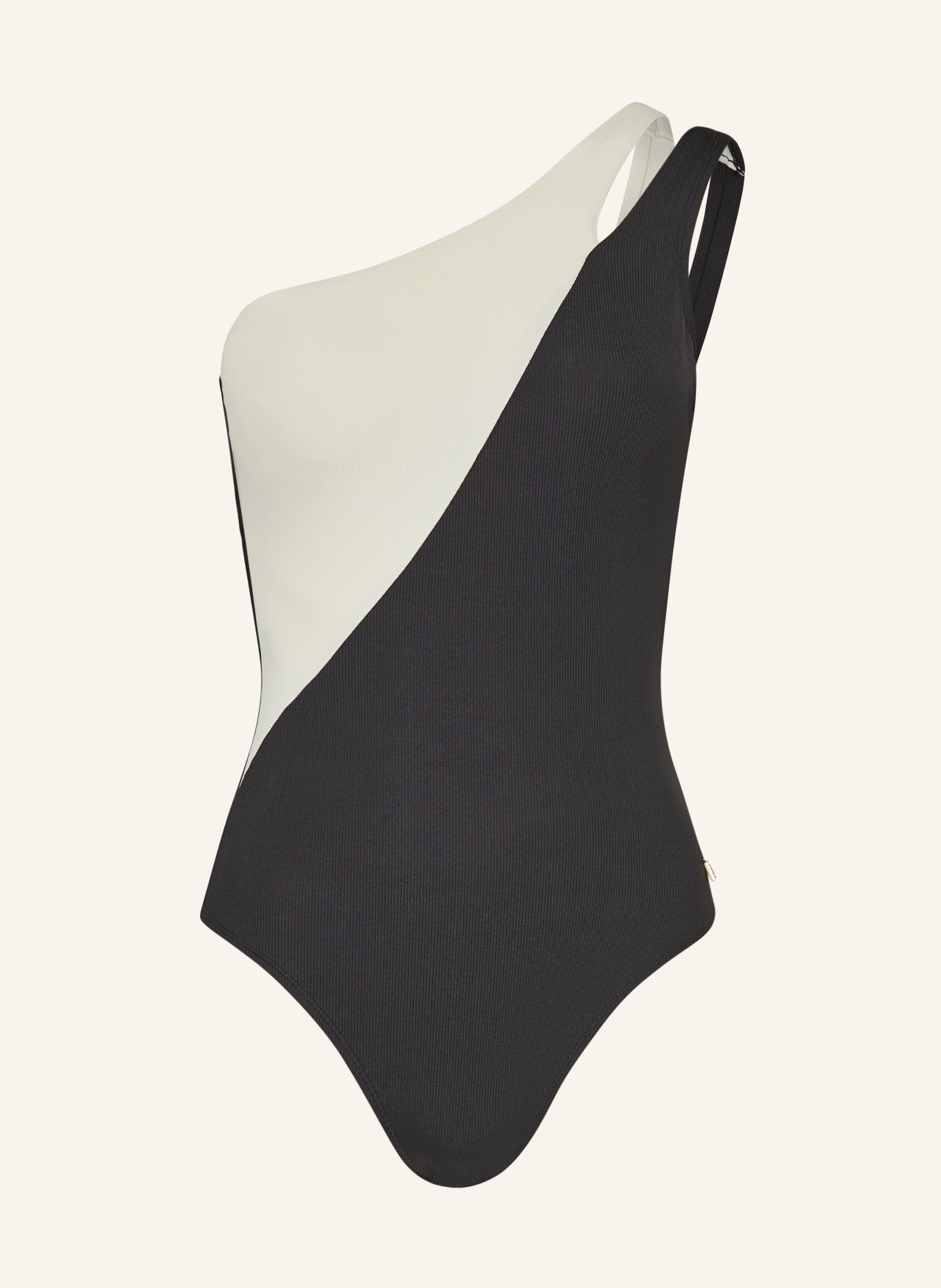 BEACHLIFE Underwire swimsuit VANILLA & BLACK, Color: BLACK/ ECRU (Image 1)