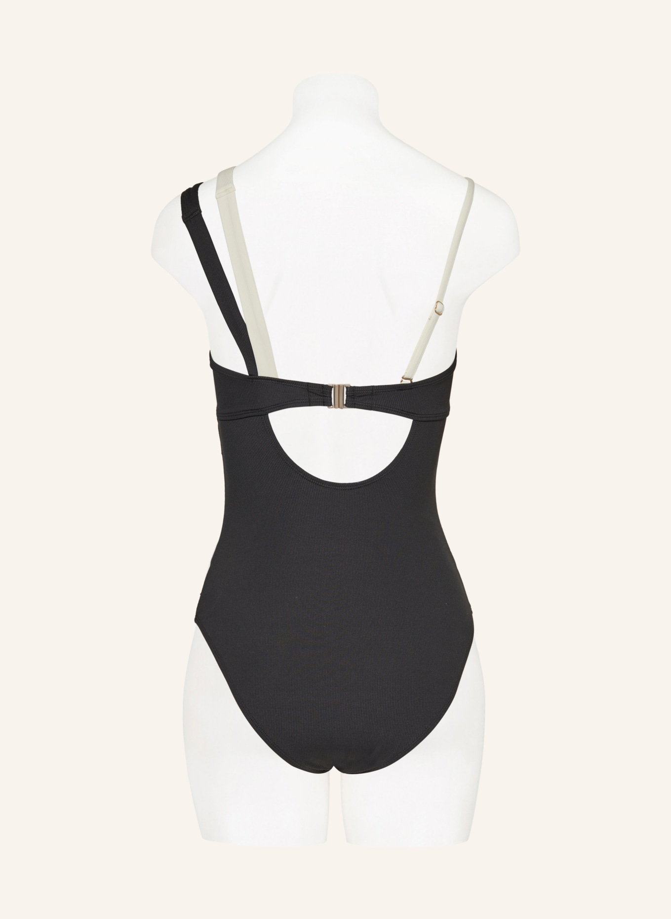 BEACHLIFE Underwire swimsuit VANILLA & BLACK, Color: BLACK/ ECRU (Image 5)