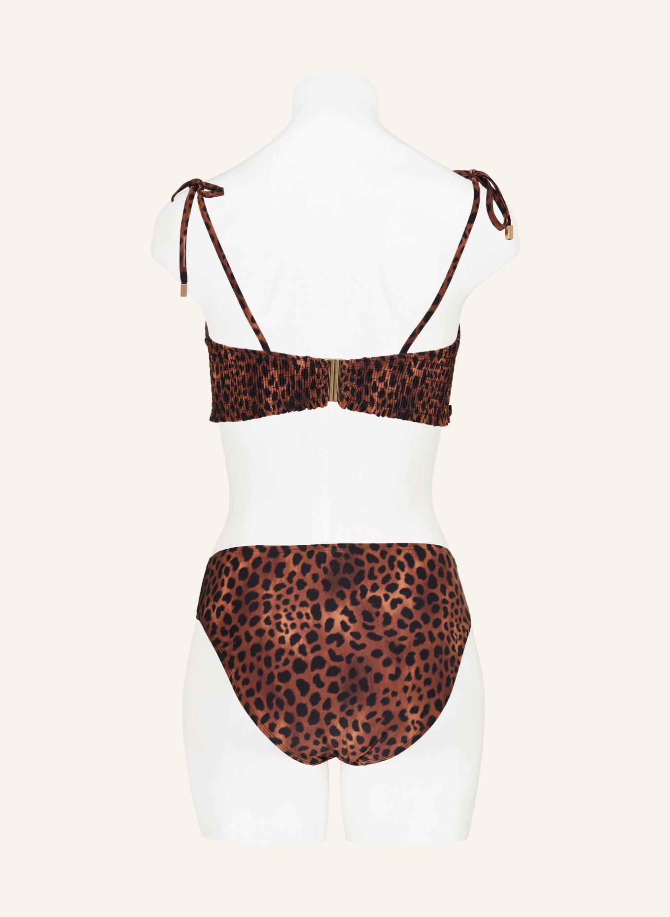 BEACHLIFE Basic bikini bottoms LEOPARD LOVER, Color: BLACK/ BROWN (Image 3)