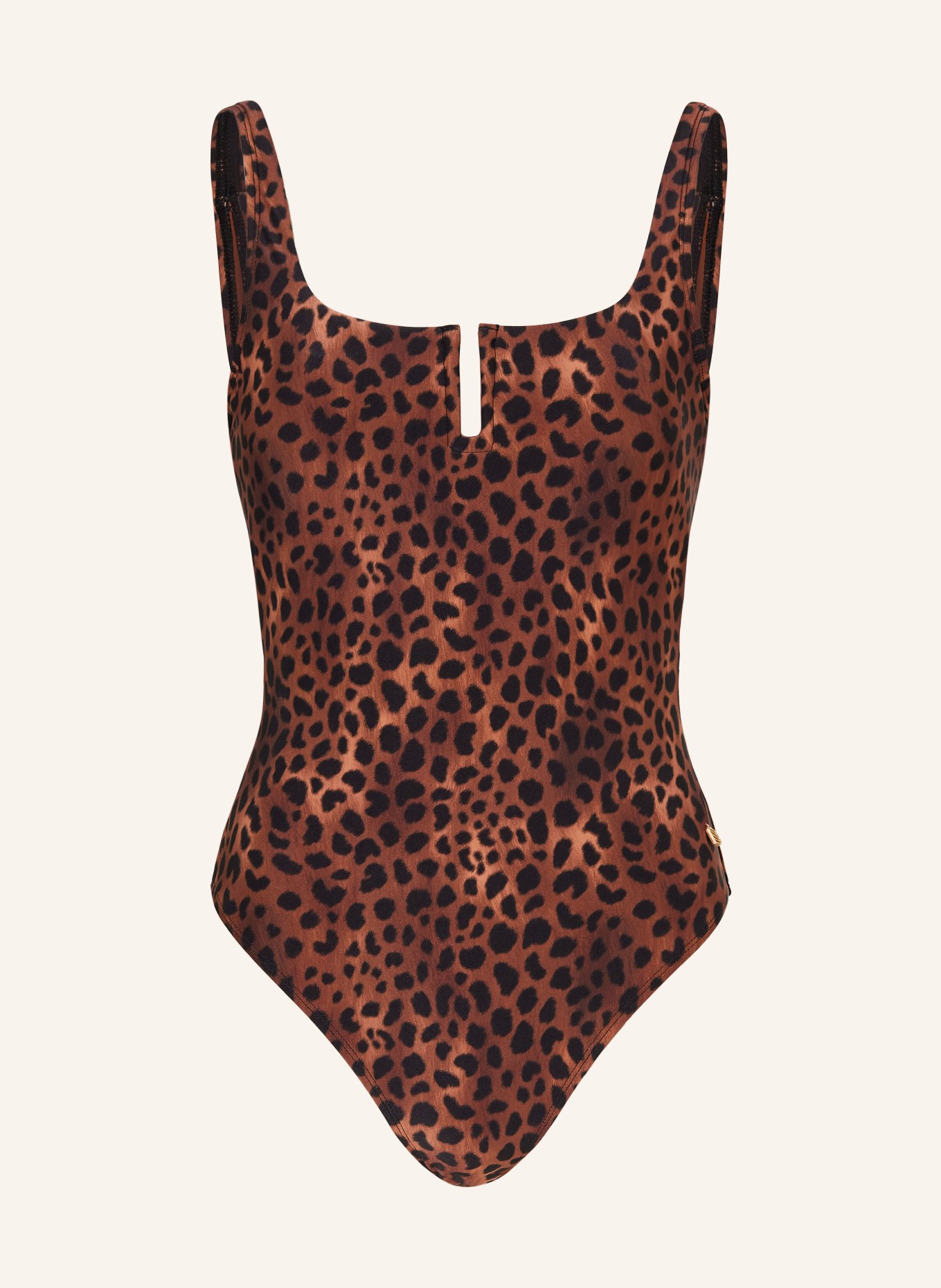 BEACHLIFE Swimsuit LEOPARD LOVER, Color: BLACK/ BROWN (Image 1)