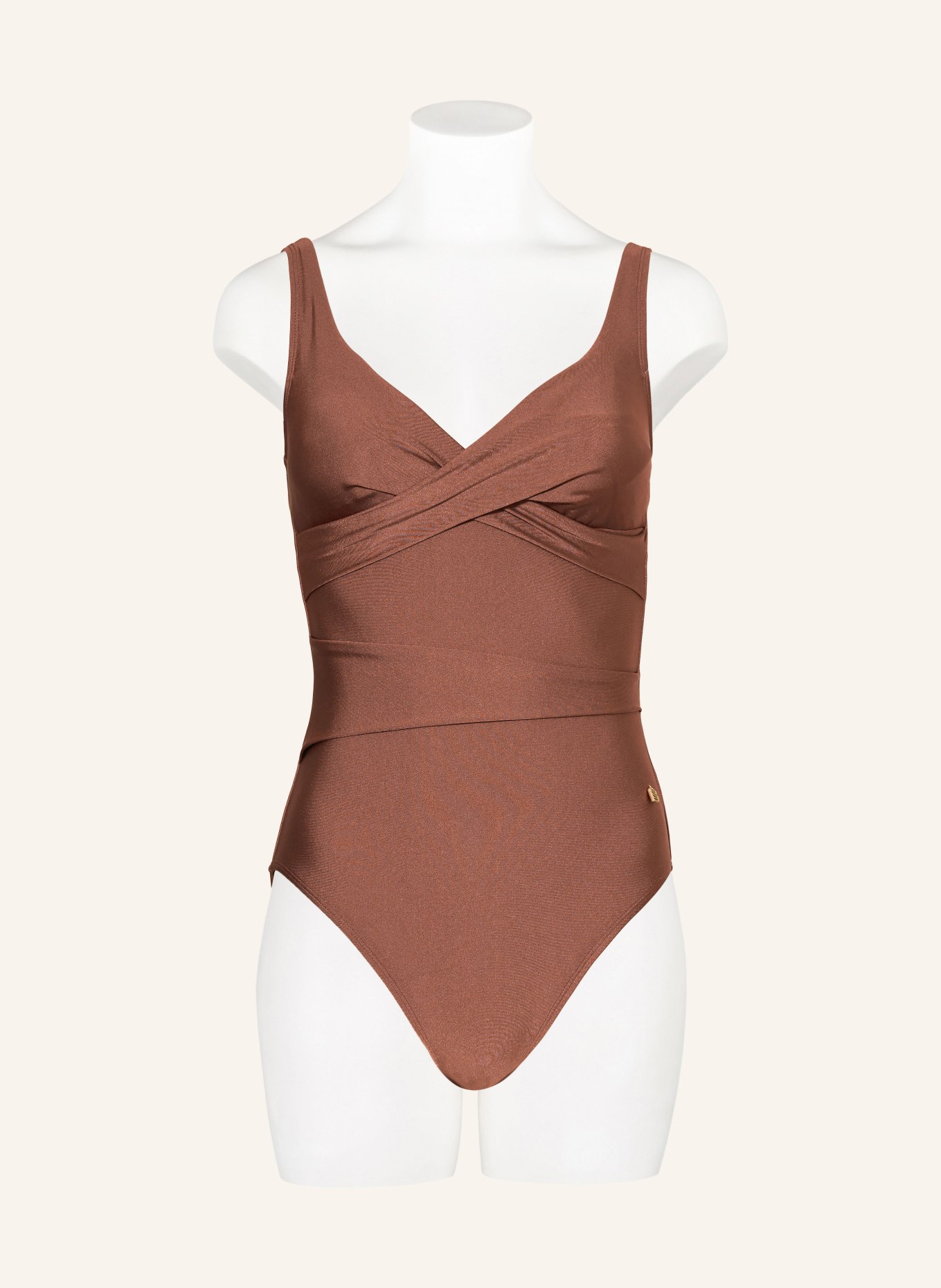 BEACHLIFE Shaping swimsuit CHOCOLATE SHINE, Color: BROWN (Image 2)