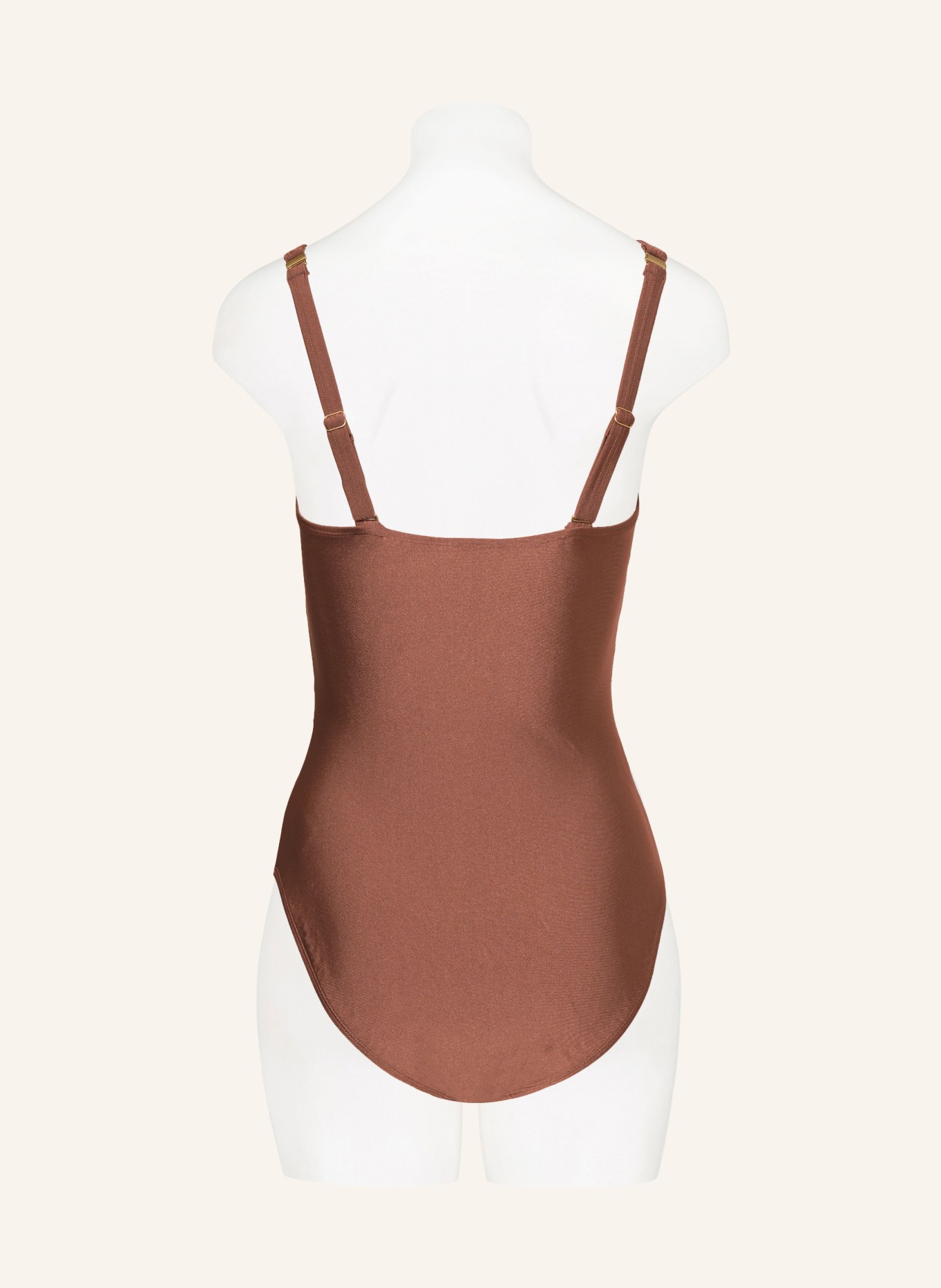 BEACHLIFE Shaping swimsuit CHOCOLATE SHINE, Color: BROWN (Image 3)