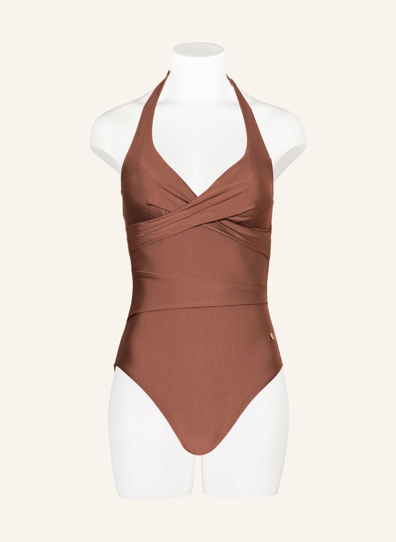 BEACHLIFE Shaping swimsuit CHOCOLATE SHINE, Color: BROWN (Image 4)