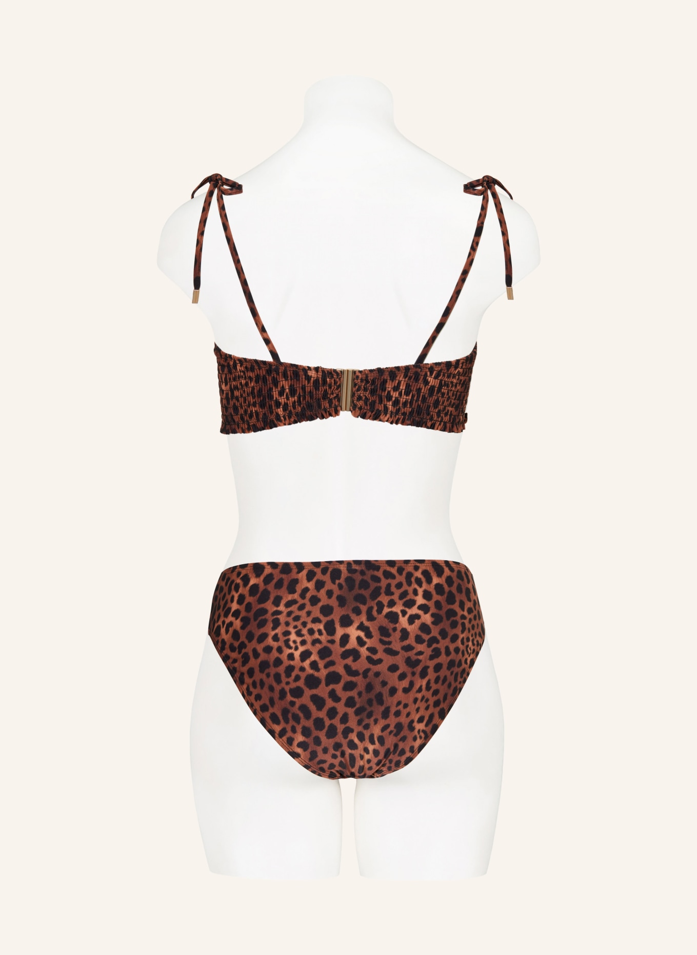 BEACHLIFE Underwired bikini top LEOPARD LOVER, Color: BLACK/ BROWN/ LIGHT BROWN (Image 3)