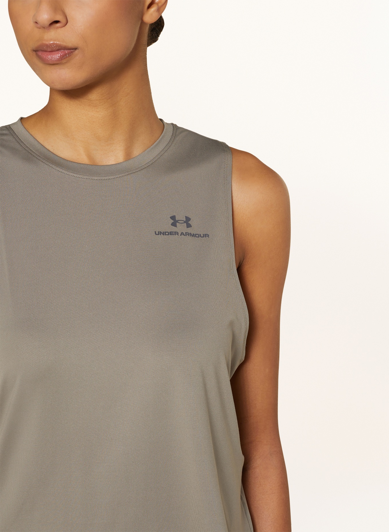 UNDER ARMOUR Tank top VANISH ELITE, Color: TAUPE (Image 4)