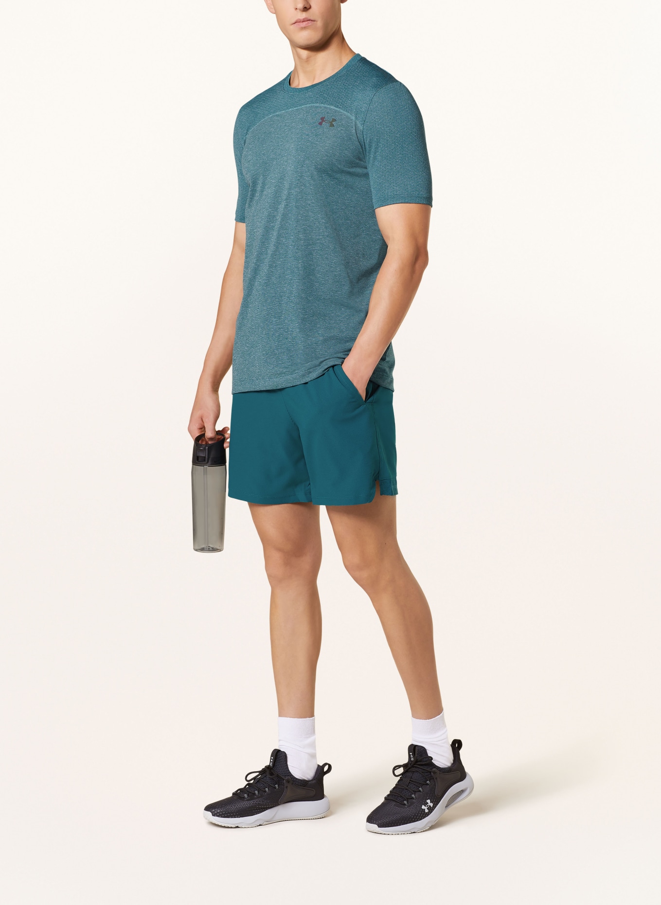 UNDER ARMOUR T-Shirt UA RUSH™ VANISH ELITE SEAMLESS, Farbe: PETROL (Bild 2)