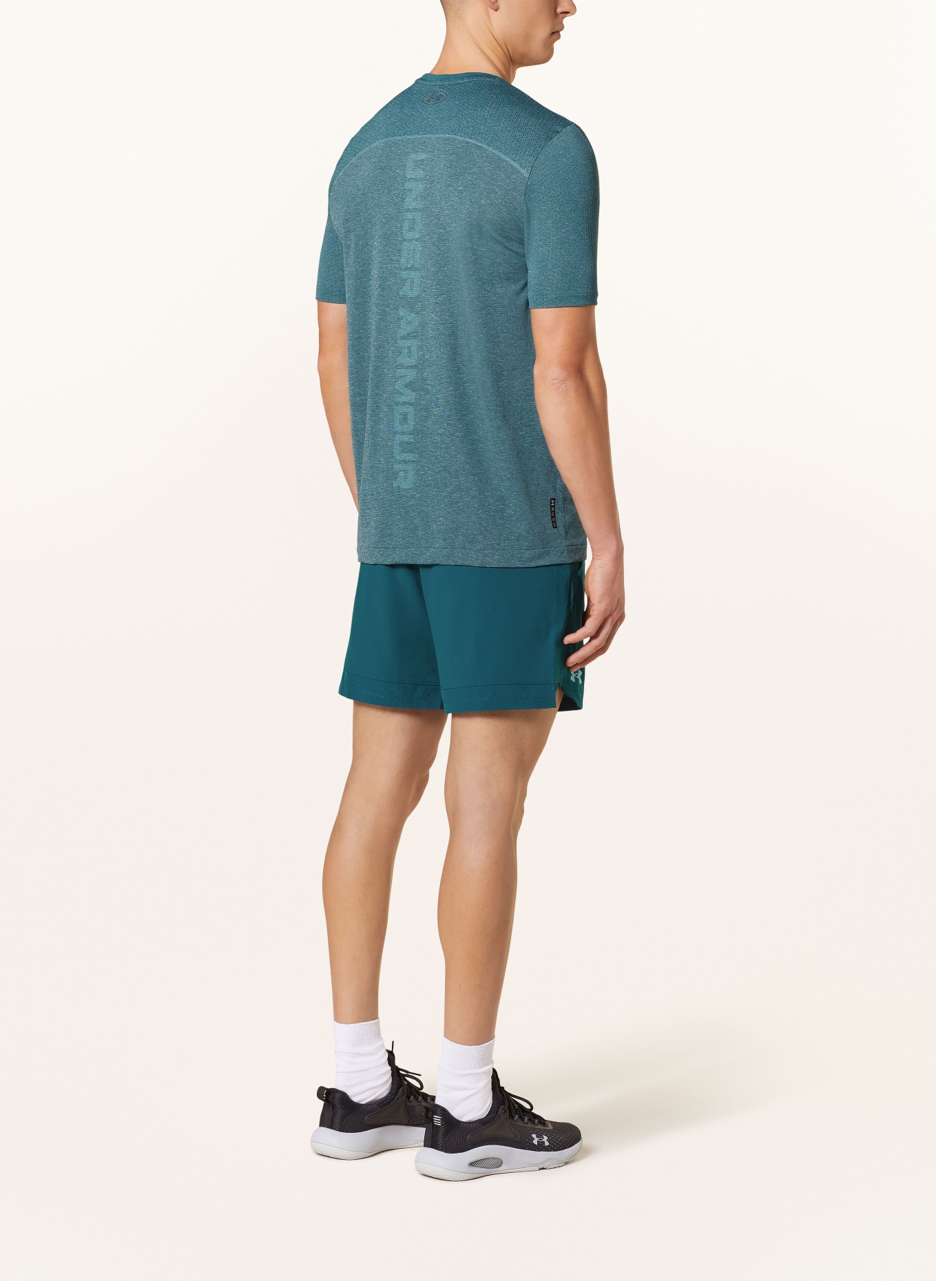 UNDER ARMOUR T-Shirt UA RUSH™ VANISH ELITE SEAMLESS, Farbe: PETROL (Bild 3)