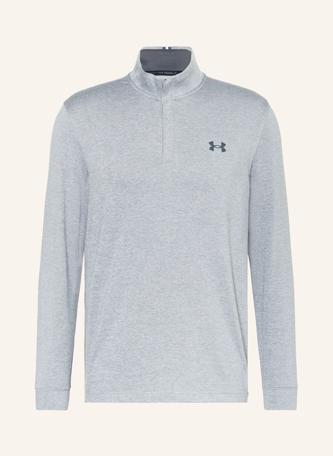 UNDER ARMOUR Long sleeve shirt with UV protection 50+, Color: GRAY (Image 1)