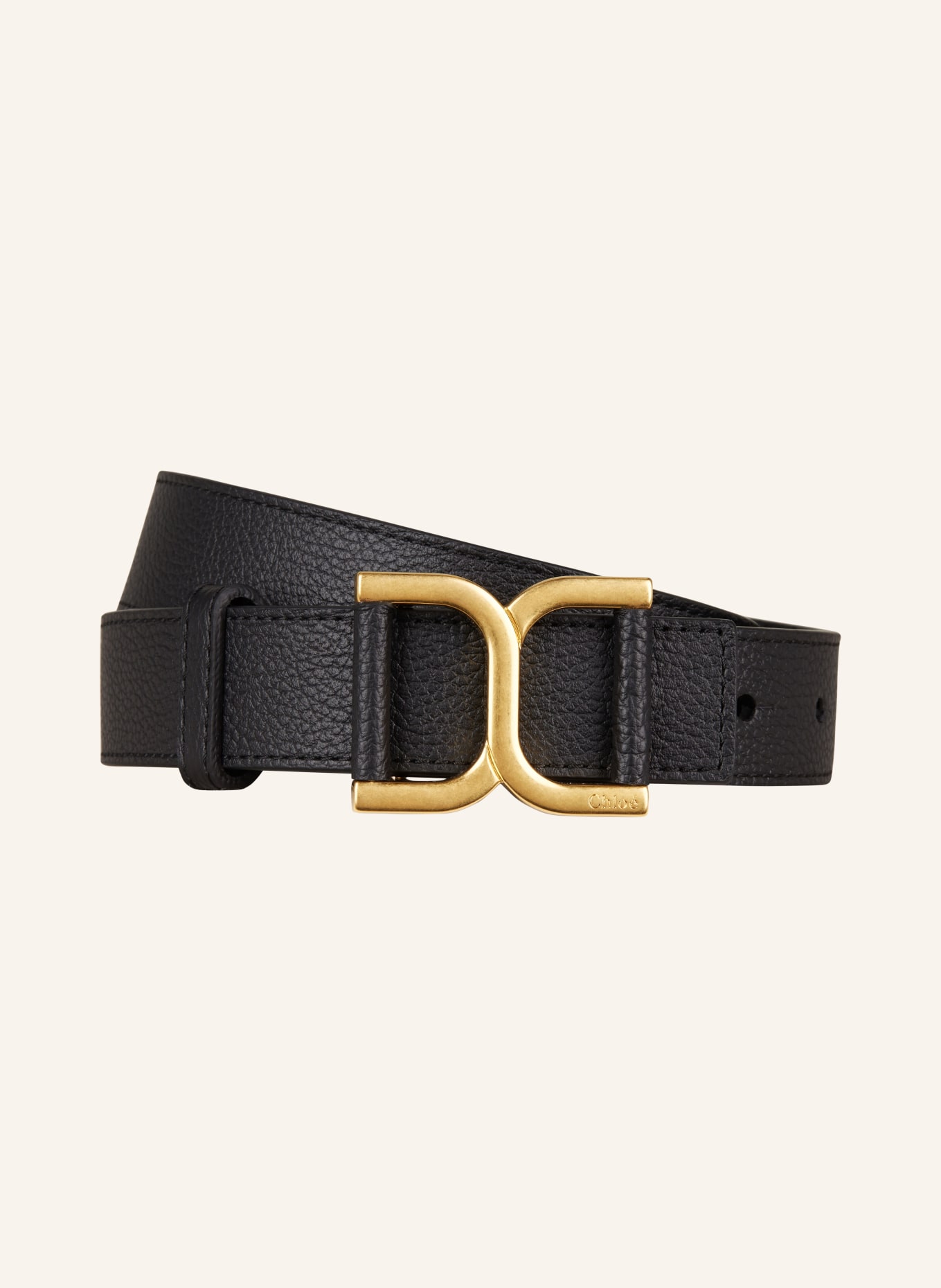 Chloé Leather belt MARCIE, Color: BLACK (Image 1)