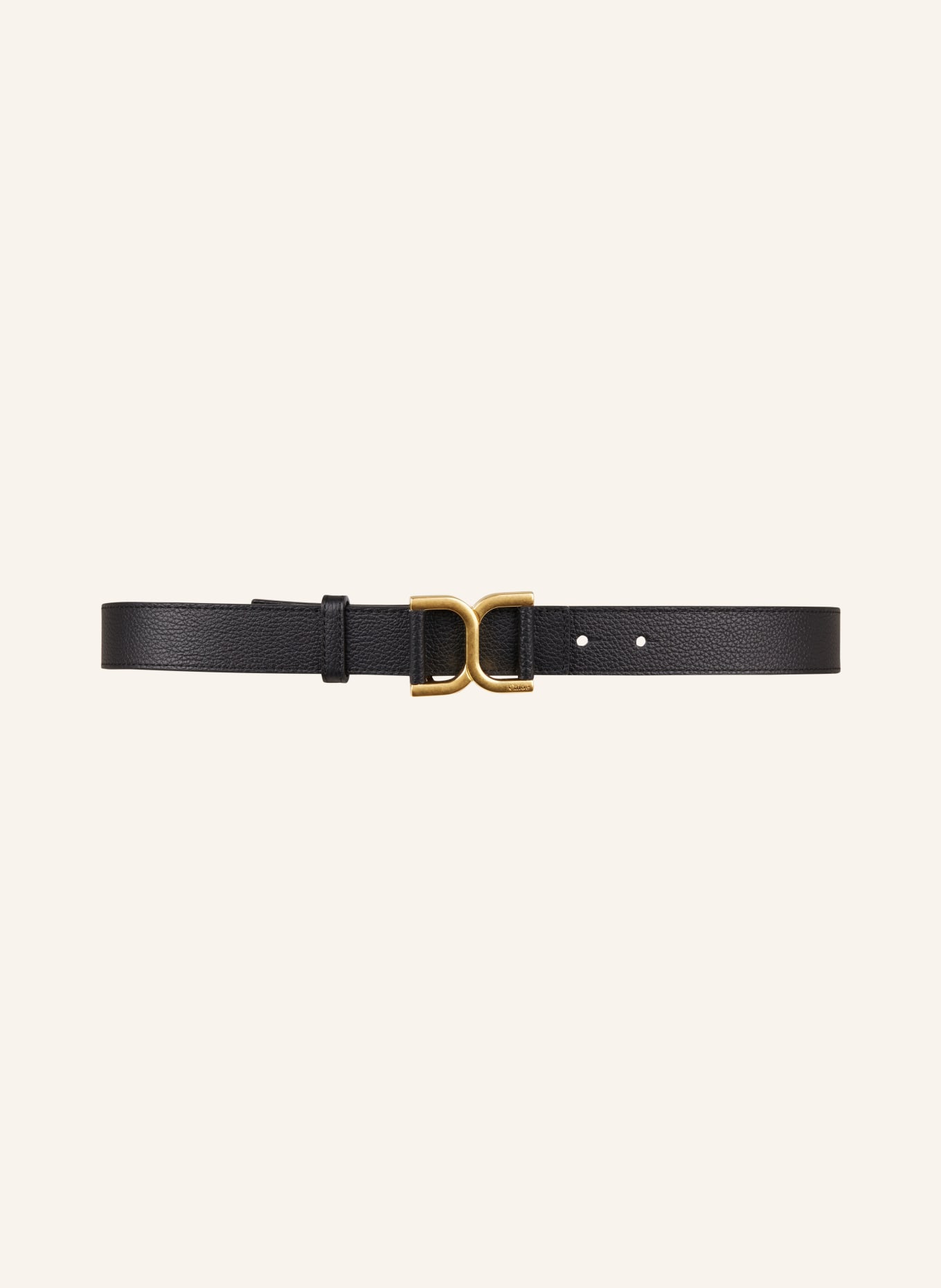 Chloé Leather belt MARCIE, Color: BLACK (Image 2)
