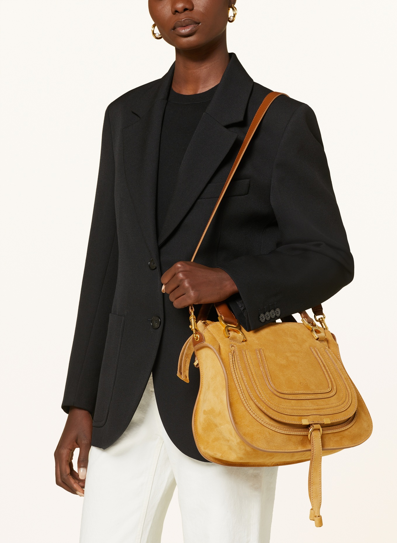 Chloé Handbag MARCIE MEDIUM, Color: Safarie Gold (Image 4)