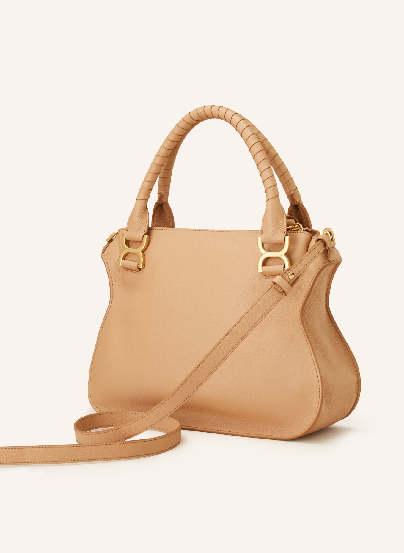 Chloé Handbag MARCIE LARGE, Color: LIGHT TAN (Image 2)