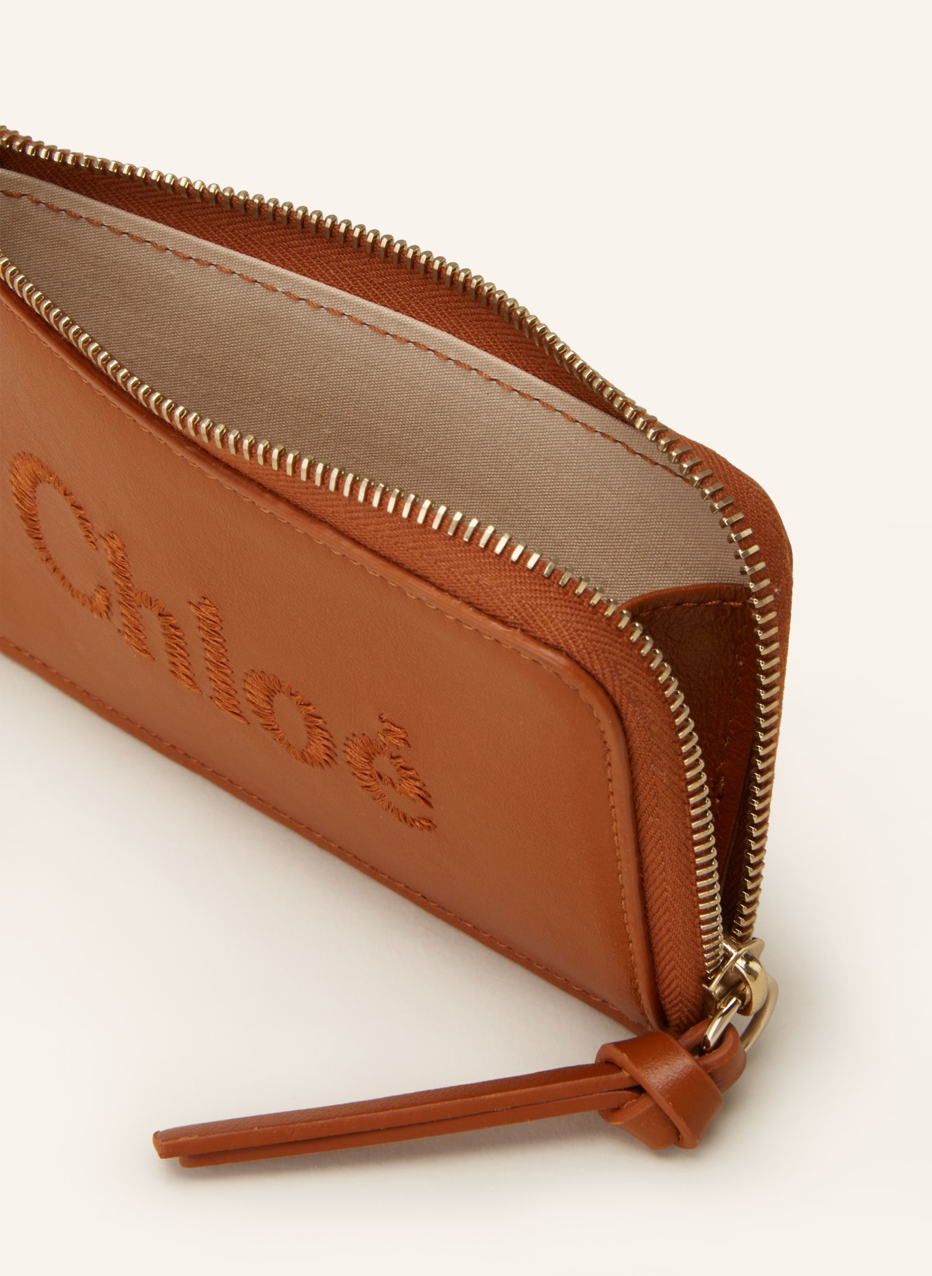 Chloé Card case with coin compartment, Color: CARAMEL (Image 3)