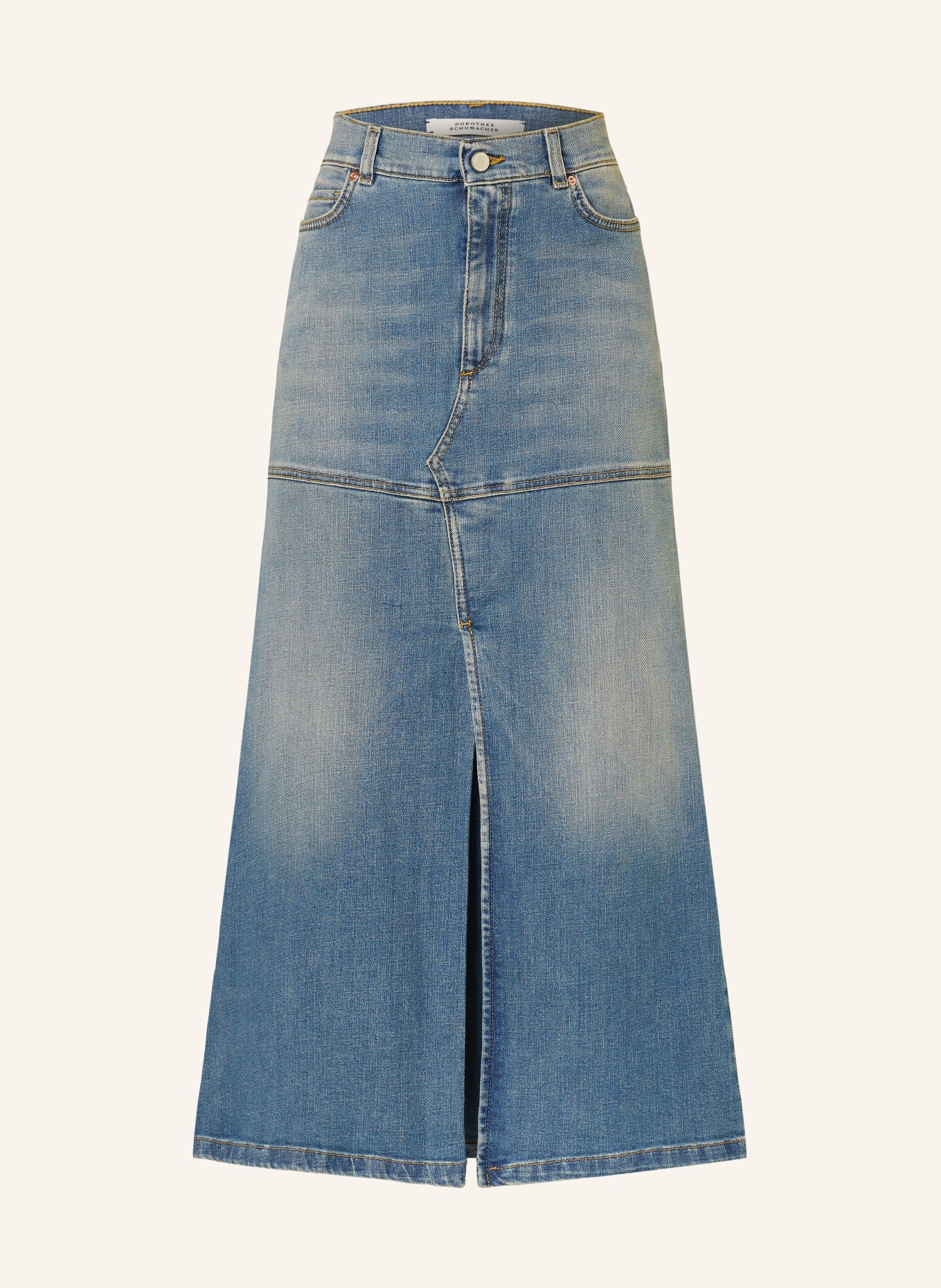 DOROTHEE SCHUMACHER Denim skirt, Color: 854 DARK DENIM (Image 1)
