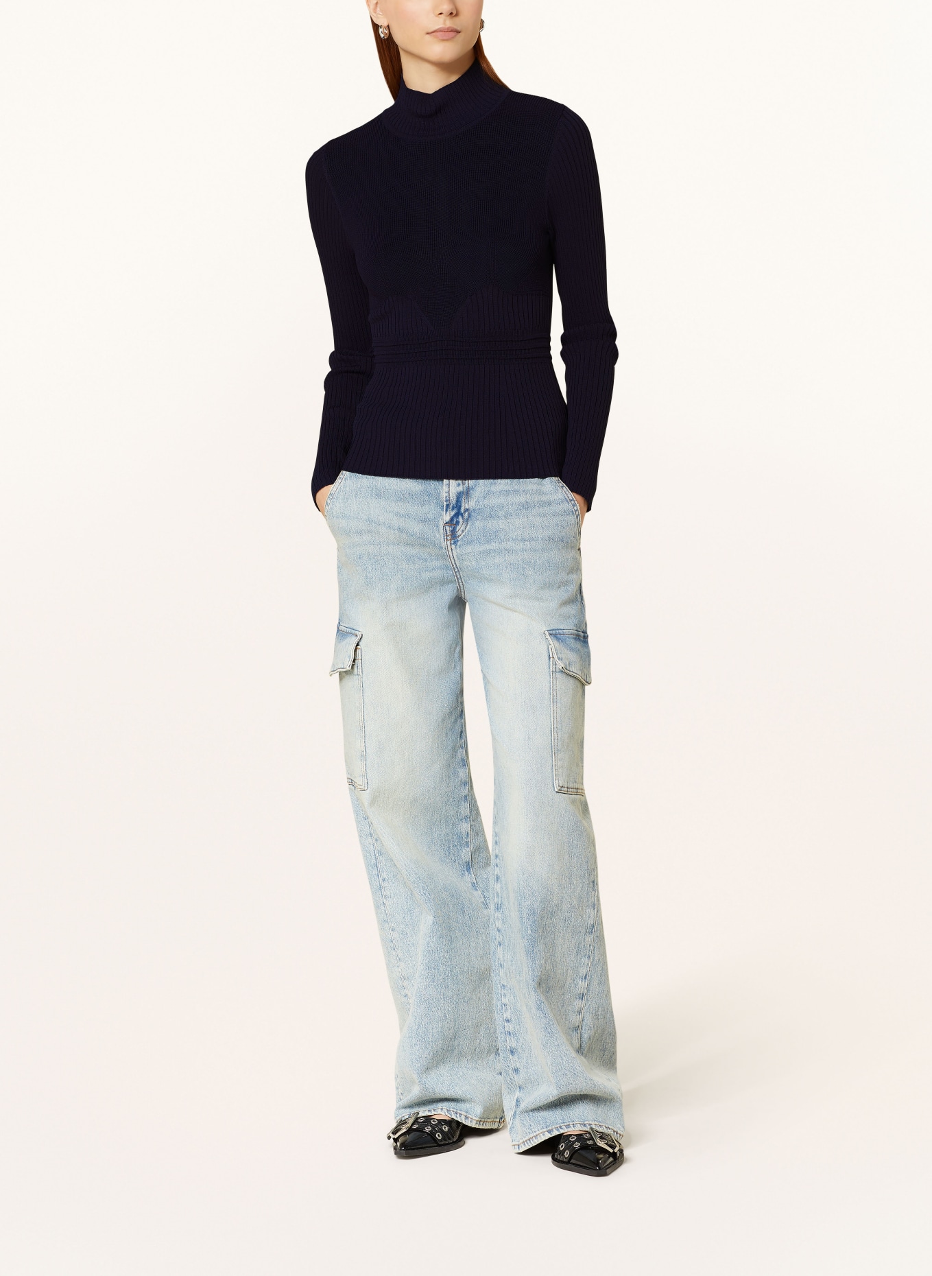 BAUM UND PFERDGARTEN Sweater CARMA, Color: DARK BLUE (Image 2)