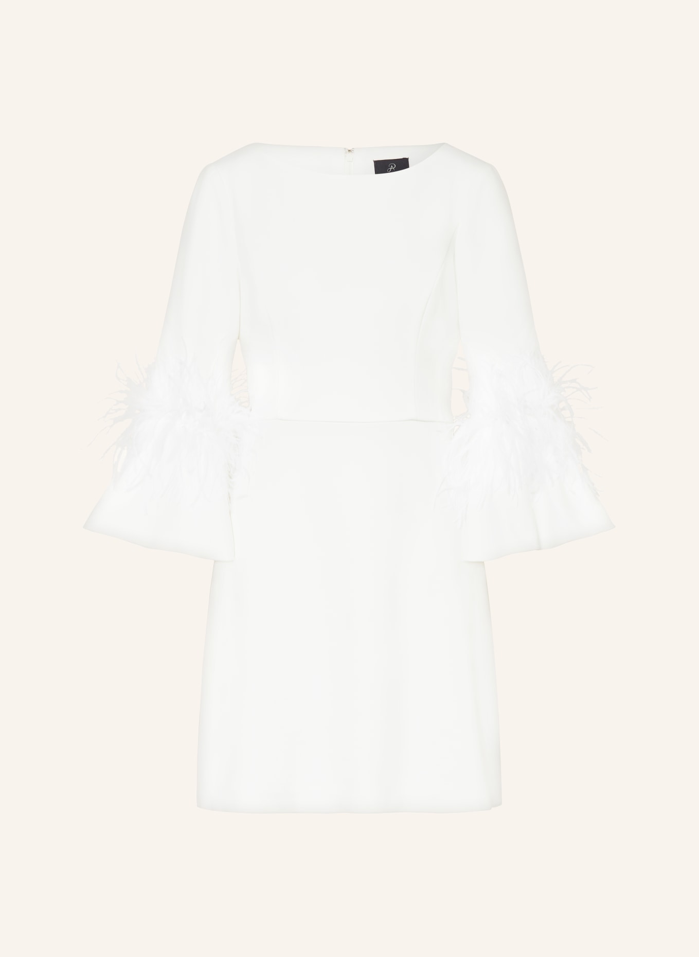 ADRIANNA PAPELL Dress with 3/4 sleeves, Color: WHITE (Image 1)