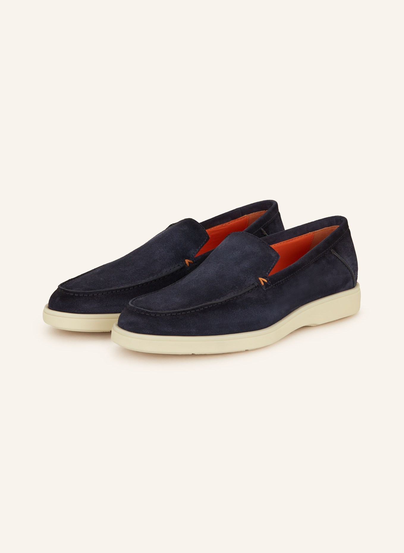 Santoni Slipper BOTANIST: DUNKELBLAU